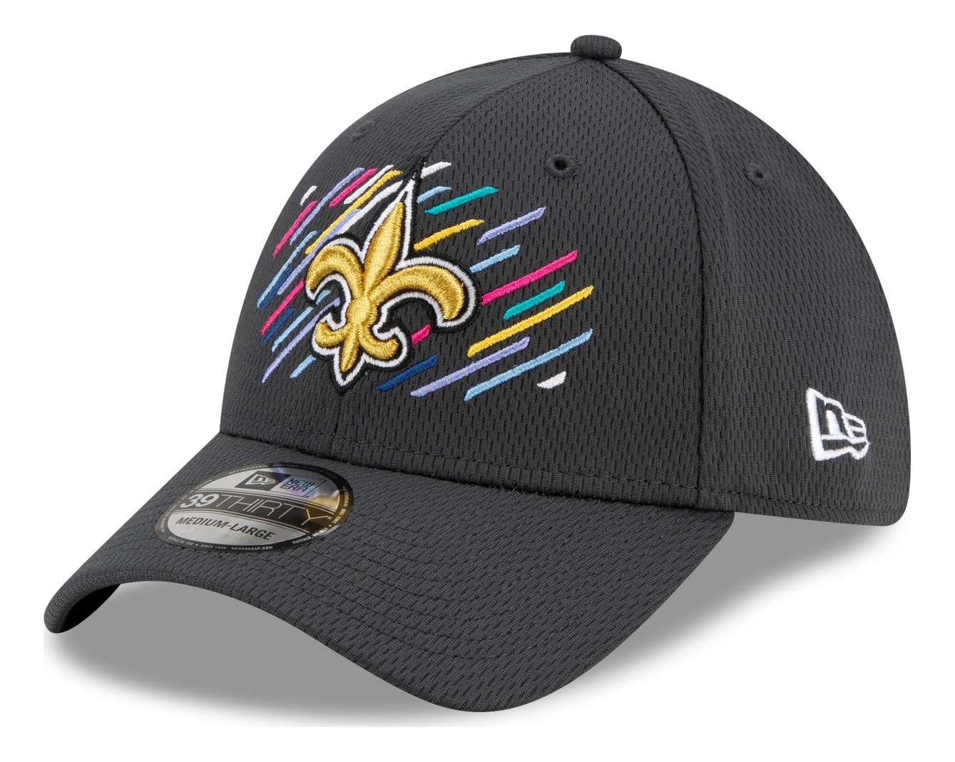 Sport Caps New Era Baseball Cap NFL New Orleans Saints 2021 Crucial Catch 39Thirty