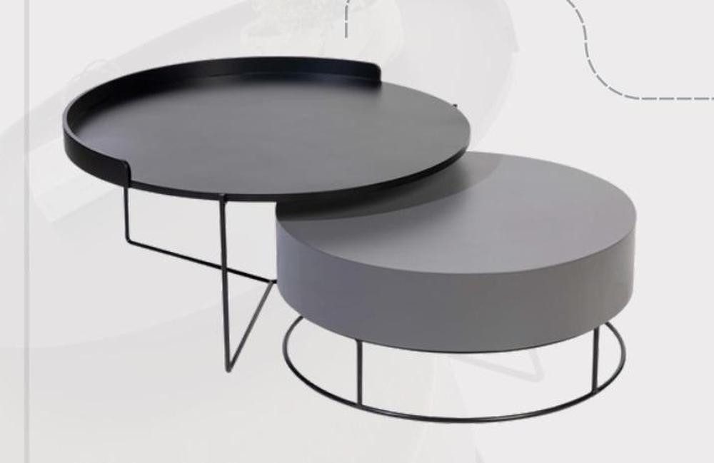 JVmoebel Couchtisch Runde Set 2x Couchtisch günstig online kaufen