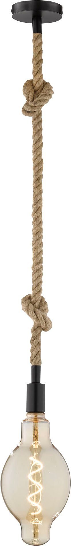 ohne Pendelleuchte & FISCHER HONSEL Leuchtmittel Rope,