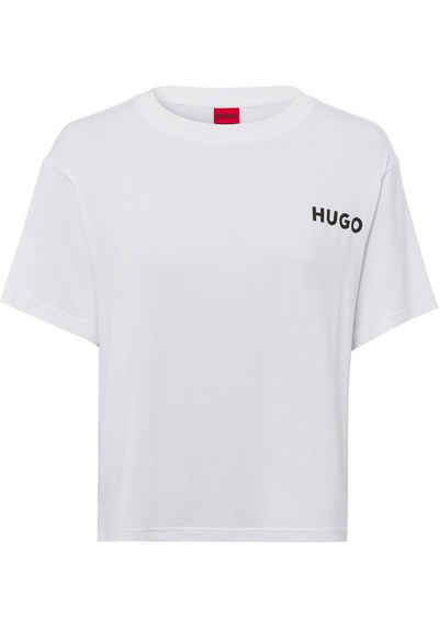 HUGO Rundhalsshirt UNITE_T-SHIRT mit Logo-Print