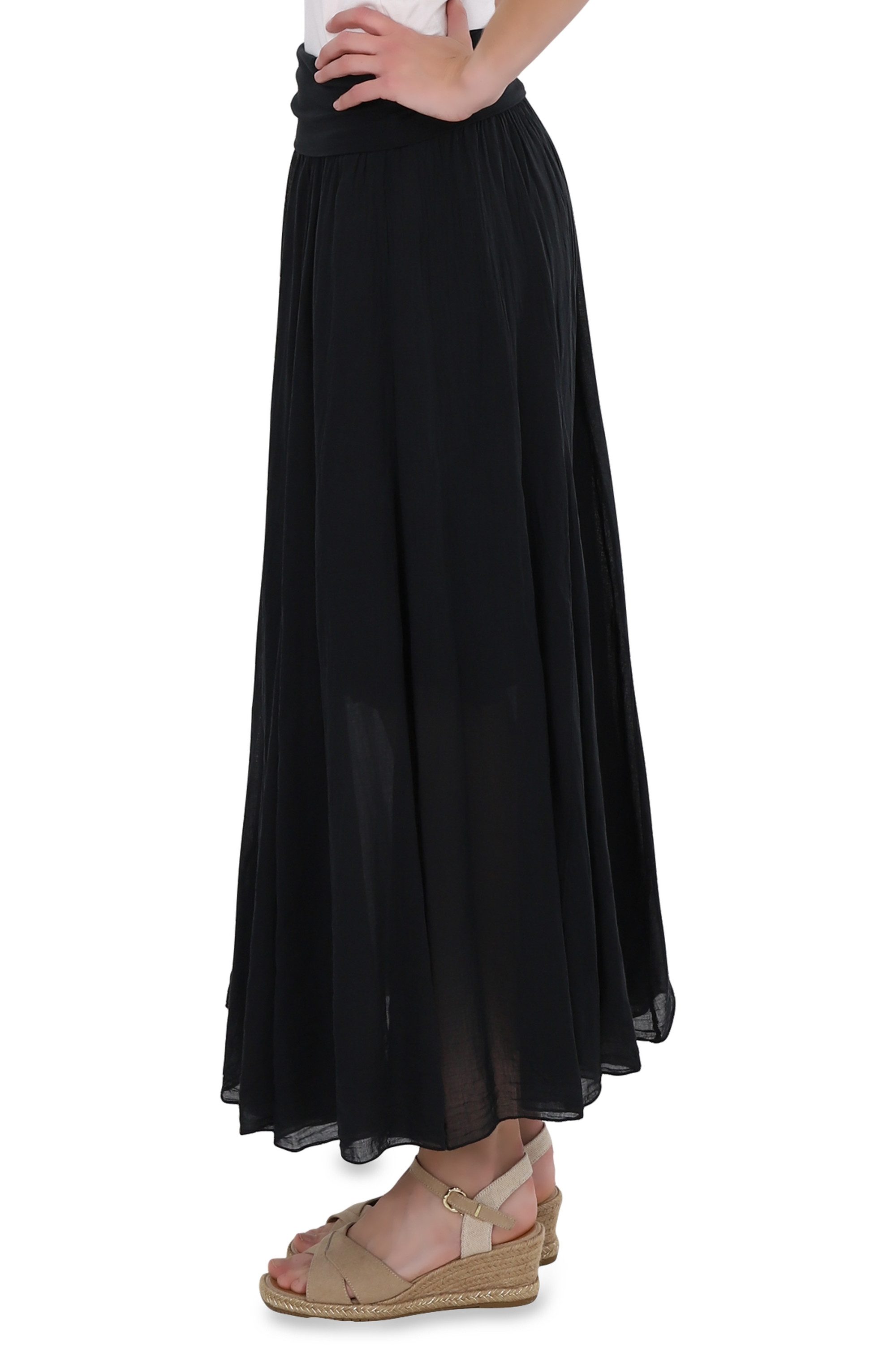 malito more than fashion Sommerrock 80150 figurumspielendes Bandeaukleid aus 100% Baumwolle