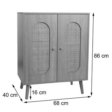 MCW Kommode MCW-M35-K, Stabile Füße aus Massivholz