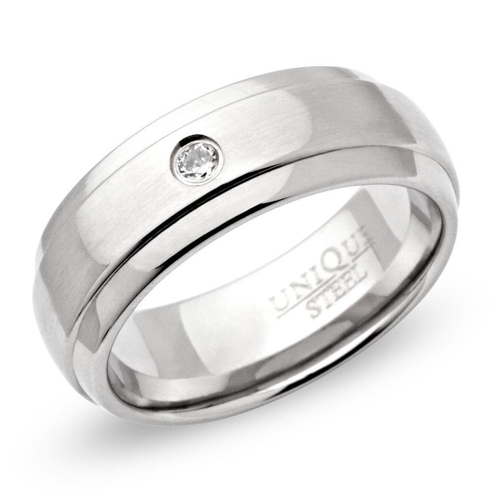 Unique Fingerring Unique Ring Edelstahl matt, günstig online kaufen
