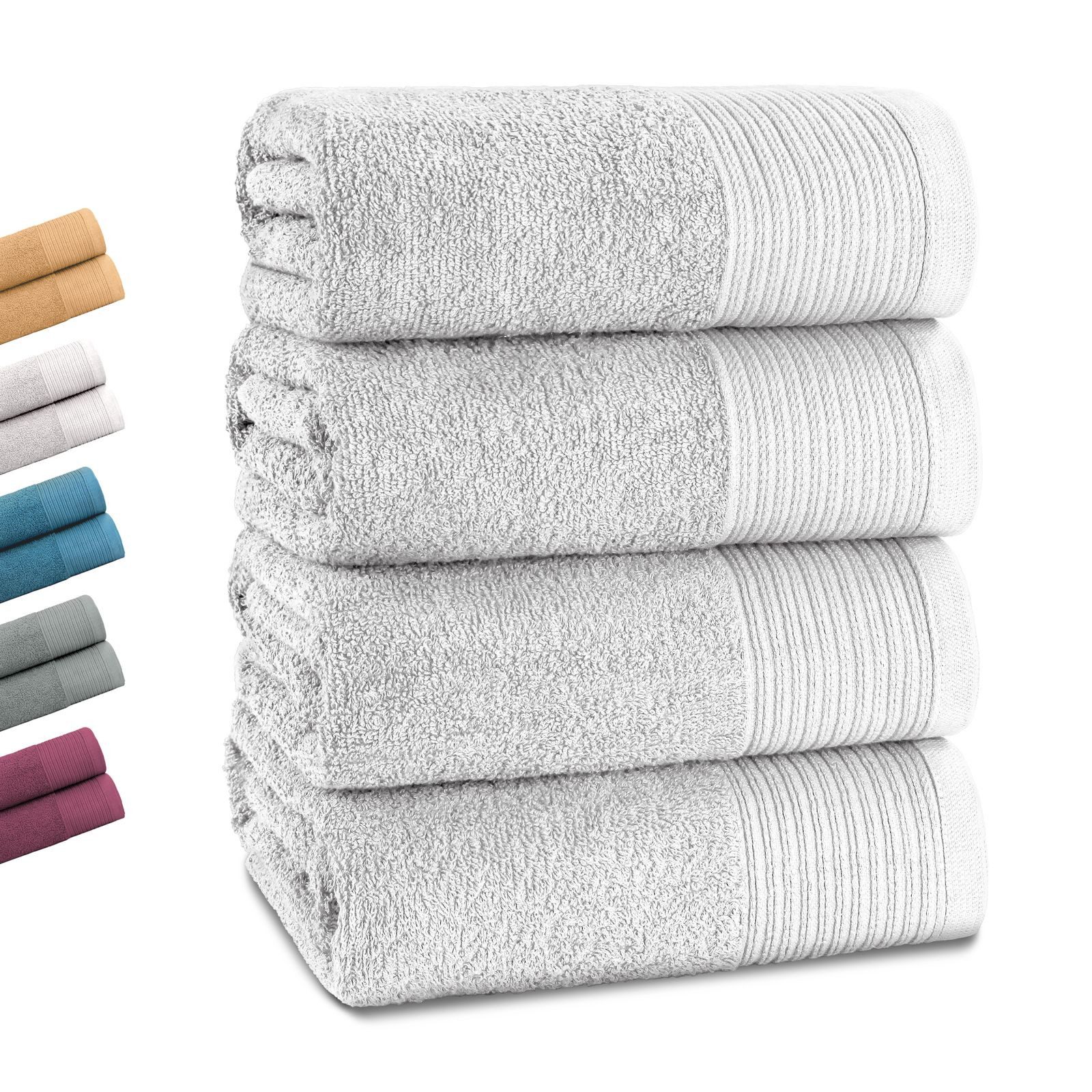 Montafox Duschtücher Duschtuch 140 x 70 cm 2er oder 4er Set, (4er Set, 4-St)