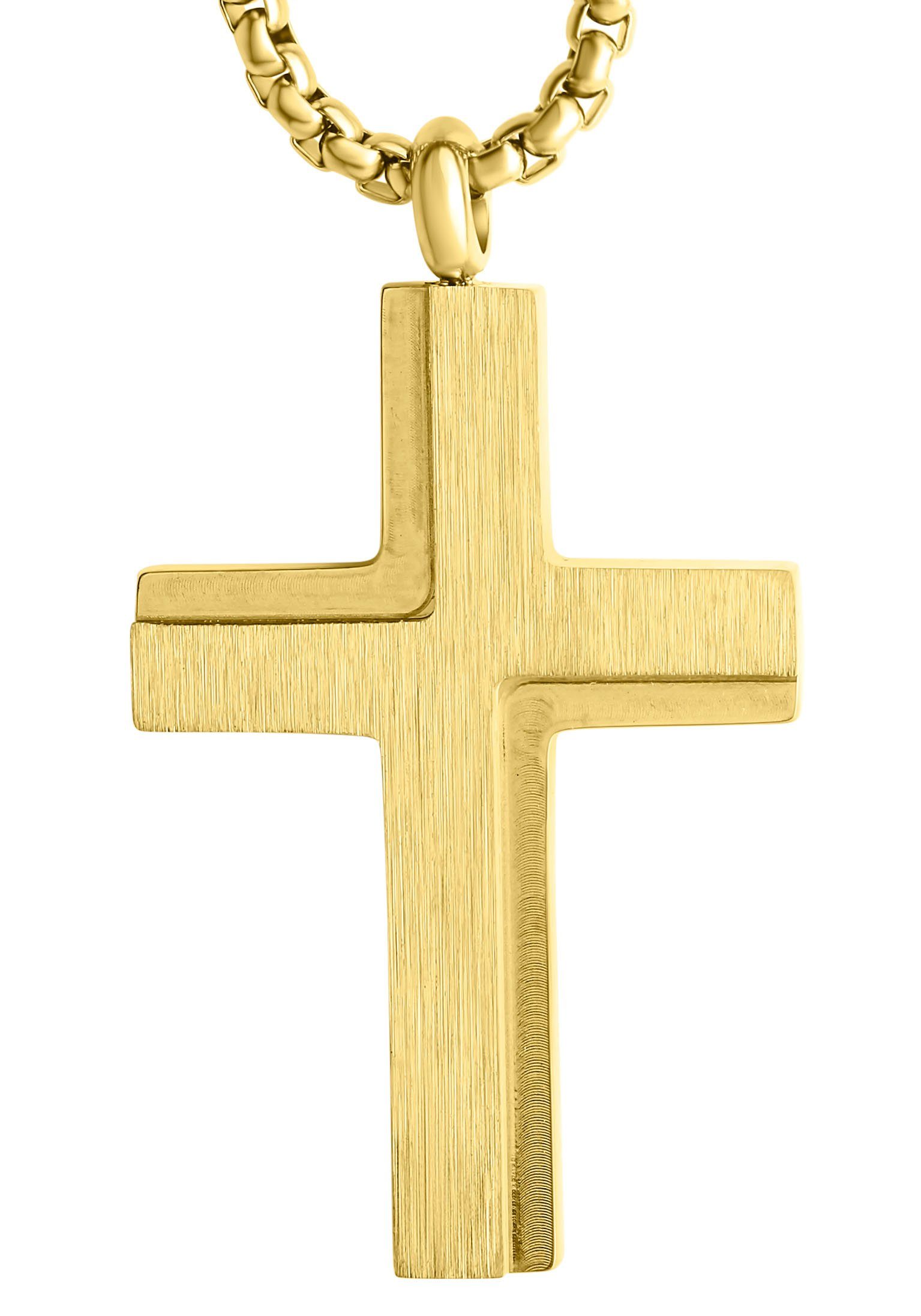 Firetti Kette mit Anhänger Schmuck Geschenk Kreuz