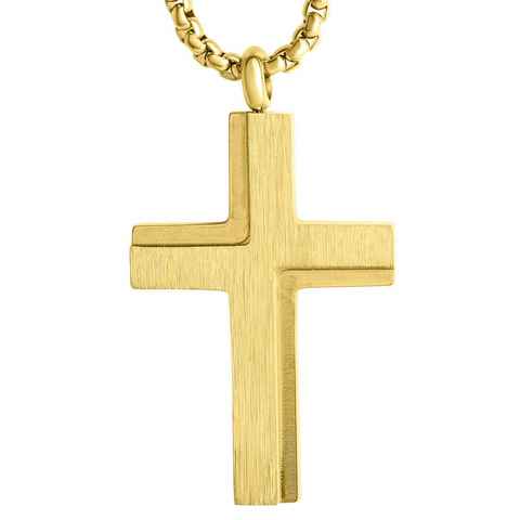 Firetti Kette mit Anhänger Schmuck Geschenk, Kreuz