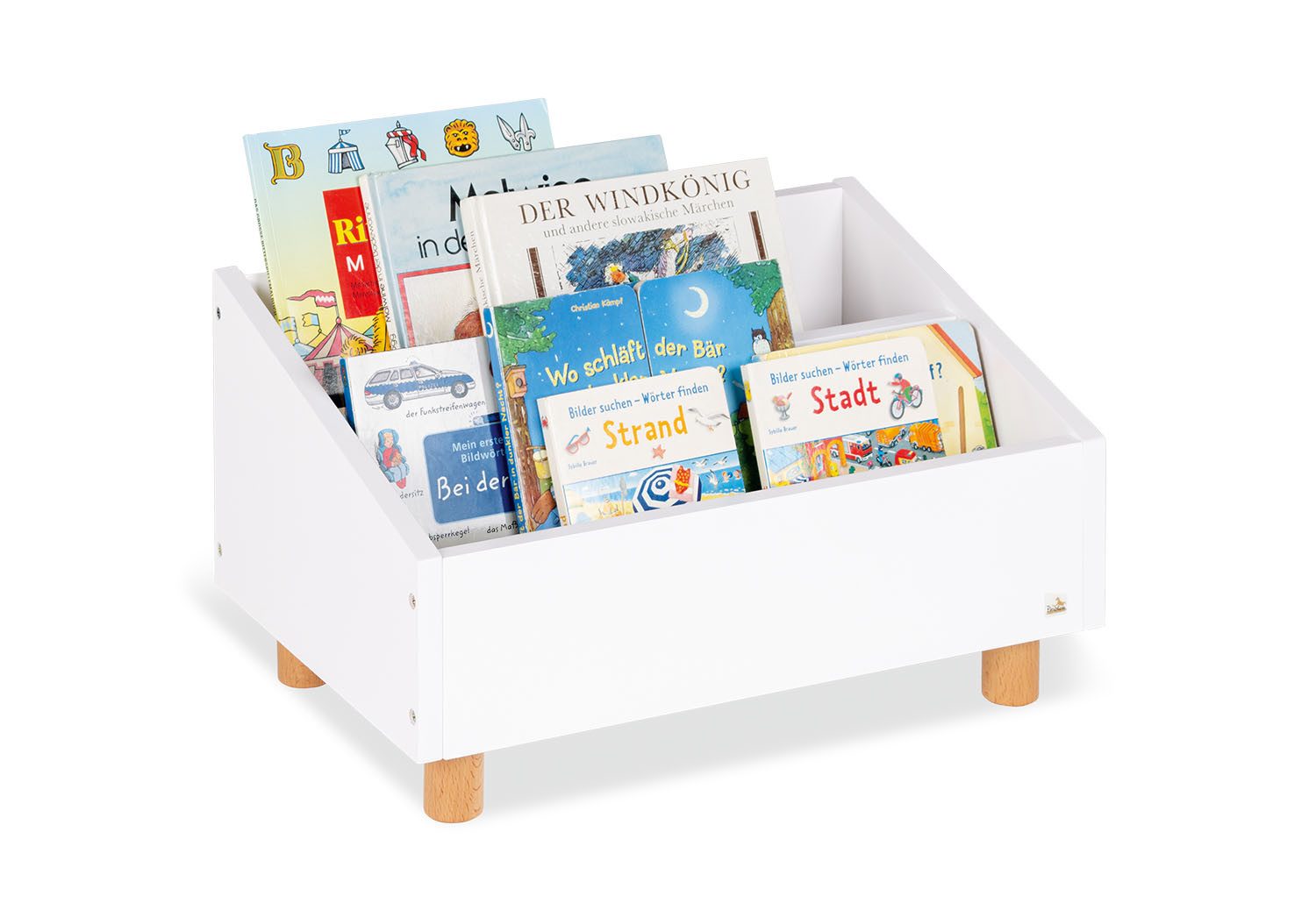 Pinolino® Kinderregal Kinderbücherregal 'Ando', weiß