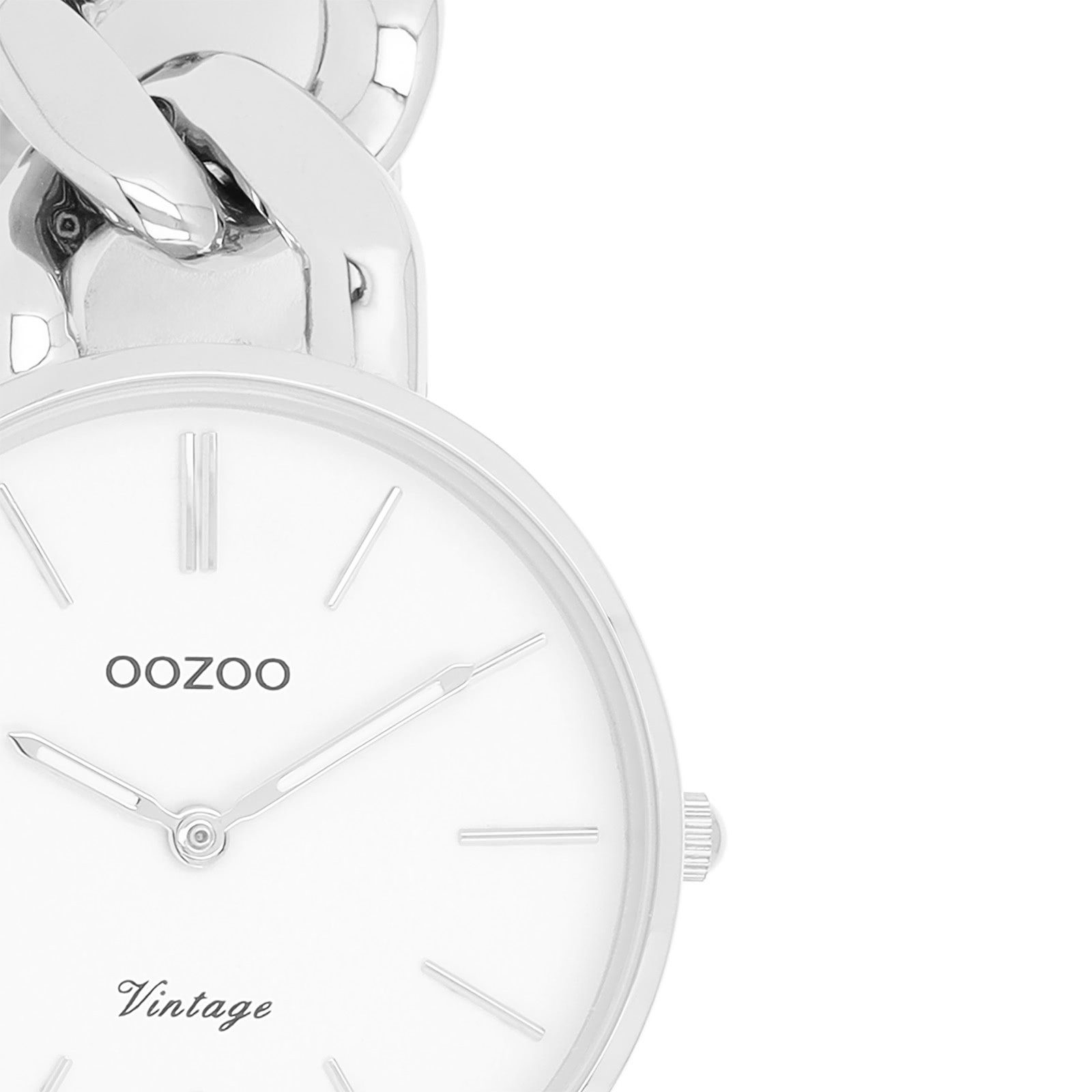 OOZOO Quarzuhr Oozoo Damen Armbanduhr Vintage Series, (Analoguhr), Damenuhr rund, mittel (ca. 32mm) Metallarmband, Fashion-Style