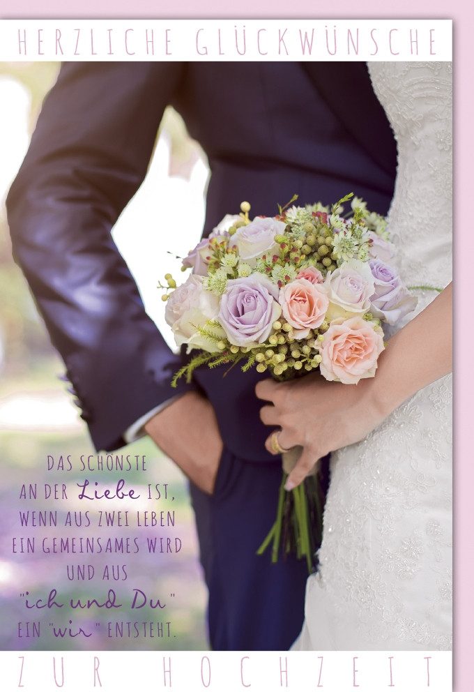 ᐅ Verlag Dominique Grußkarten A Hochzeit Glückwunschkarte im Format