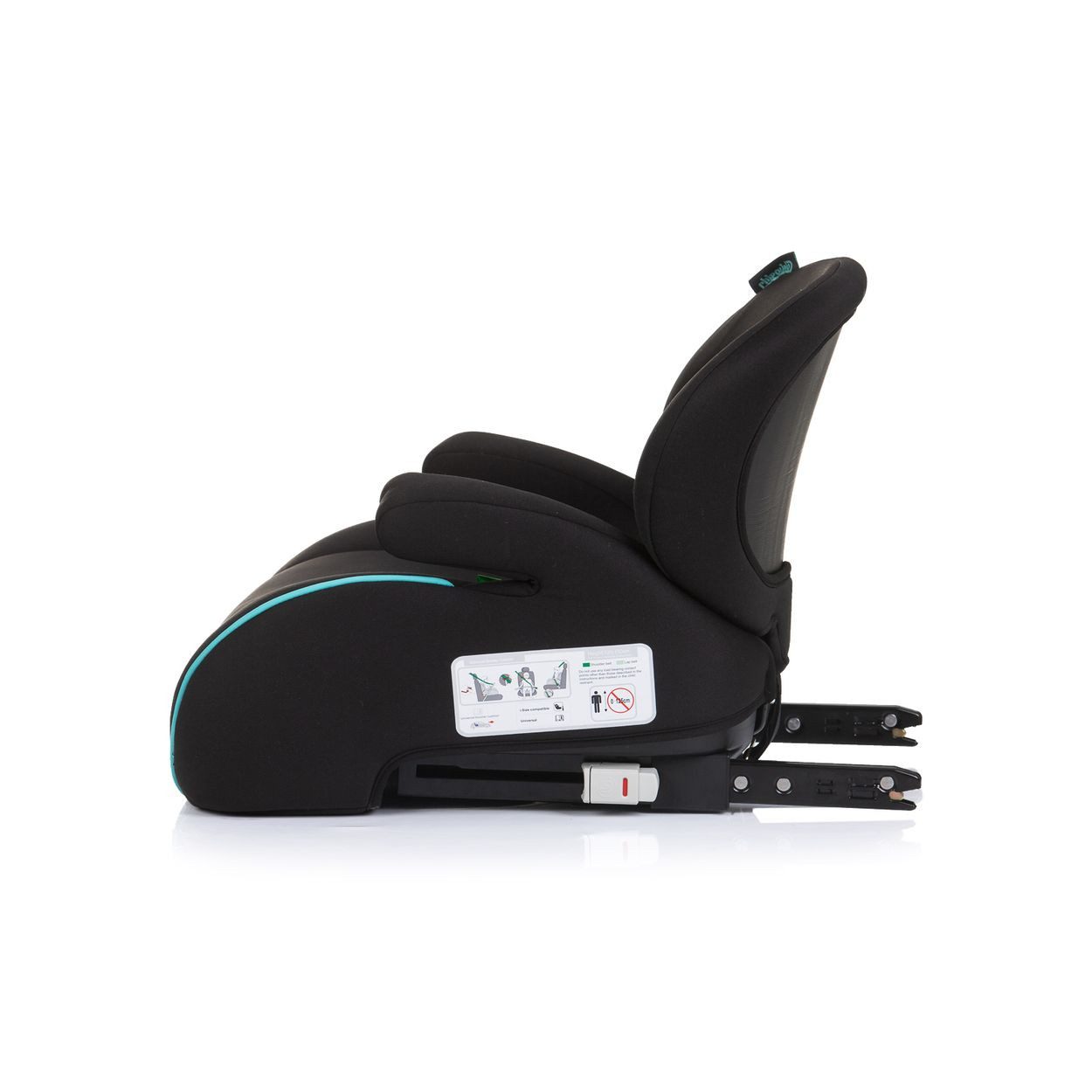 Chipolino Kindersitzerhöhung Sonic Isofix 125-150 cm, ab: 6, bis: 12, i-Size, Kindersitz, Armlehne, Sitzerhöhung der Gruppe 3 (22 - 36 kg) – Bild 4 von 4
