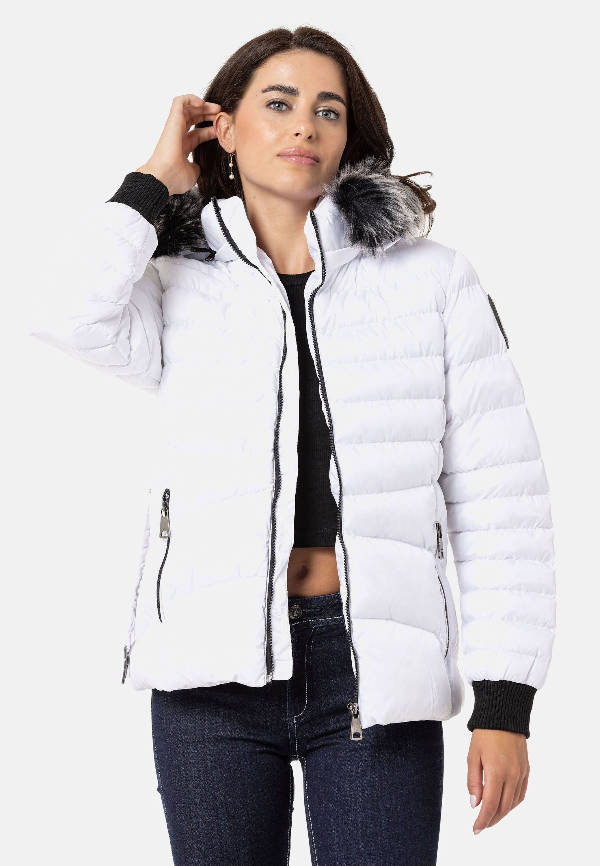 Cipo & Baxx Winterjacke Jacken mit Kapuze, WM132