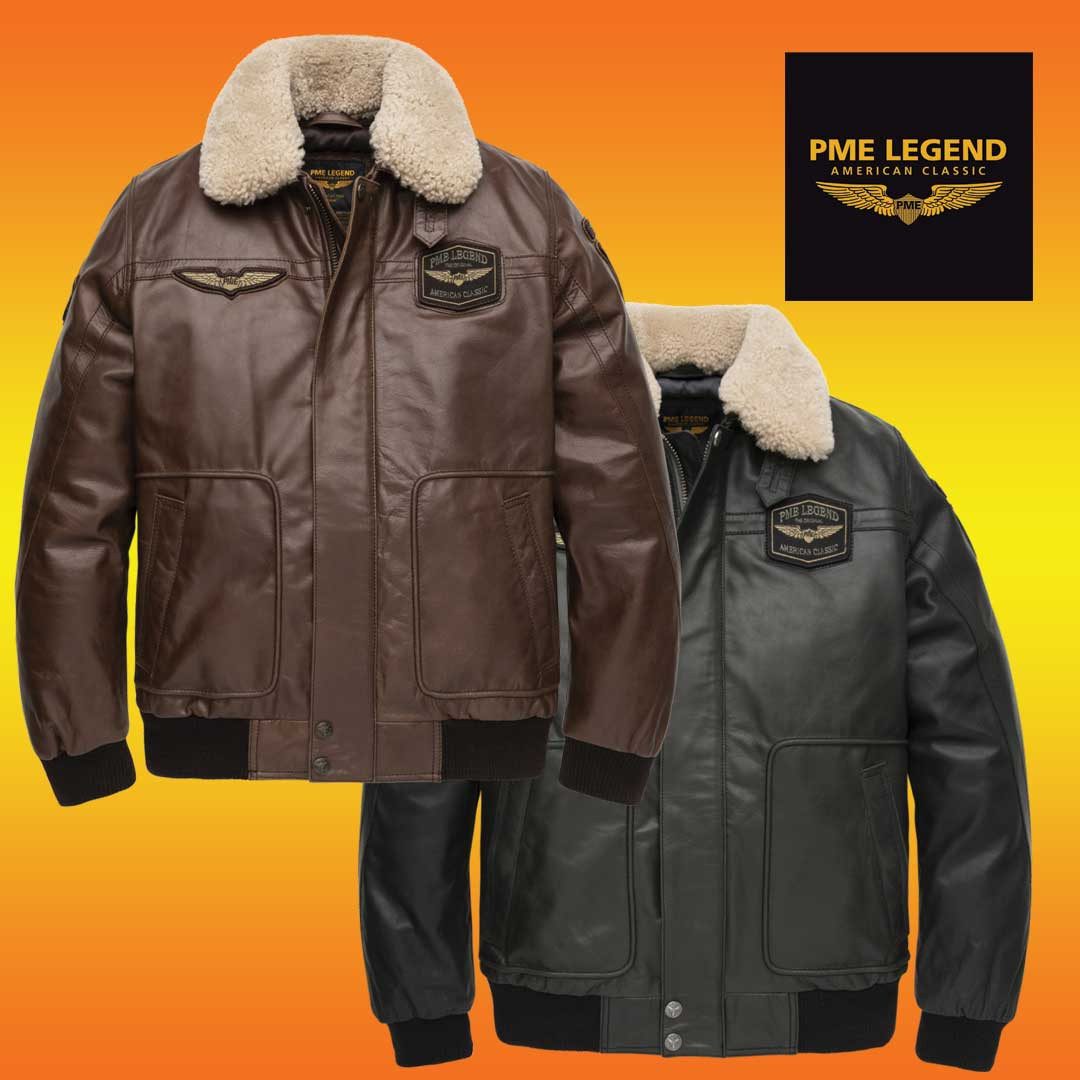 PME LEGEND Lederjacke Hudson Bomber