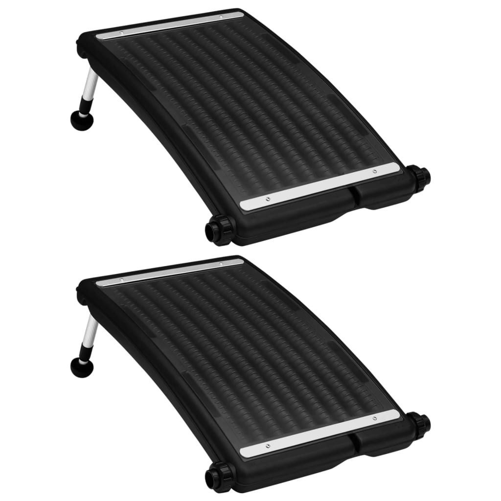 Pool-Wärmepumpe 725 x 46 cm Solar-Heizungen für Pool Gebogen 2 Stk 72,5x46 cm Solar Po