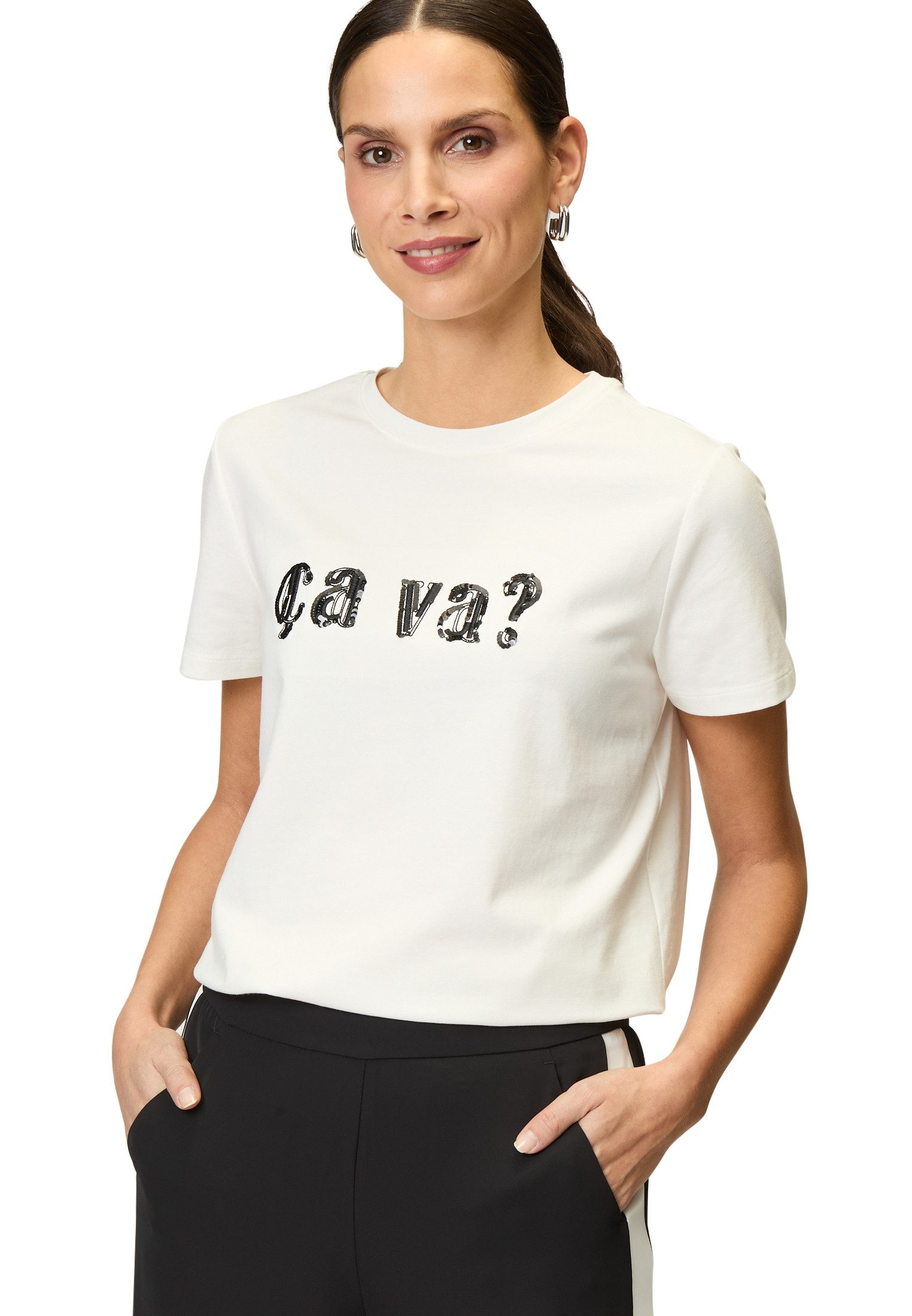 Kurzarmshirt zero Shirt mit Aufdruck