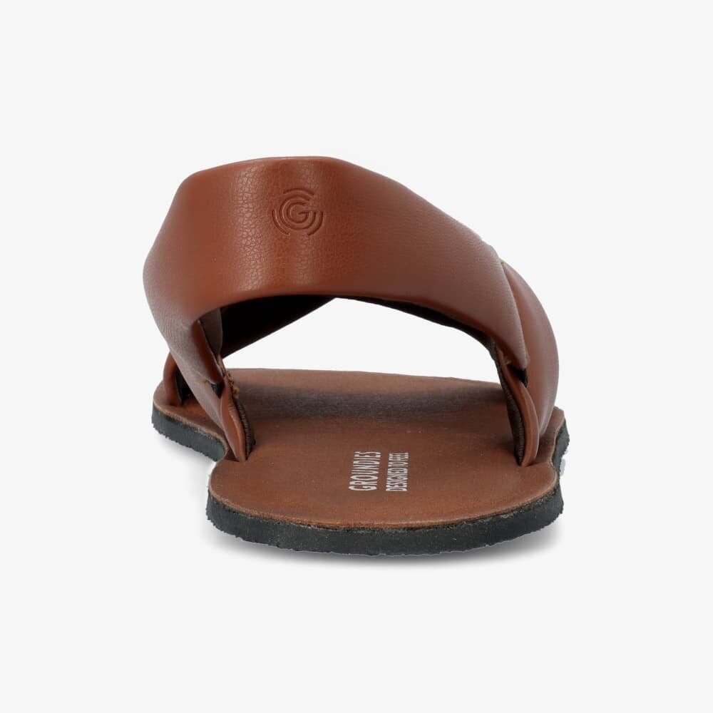 GROUNDIES Groundies - Verona Vegan Women - Braun Sandalette