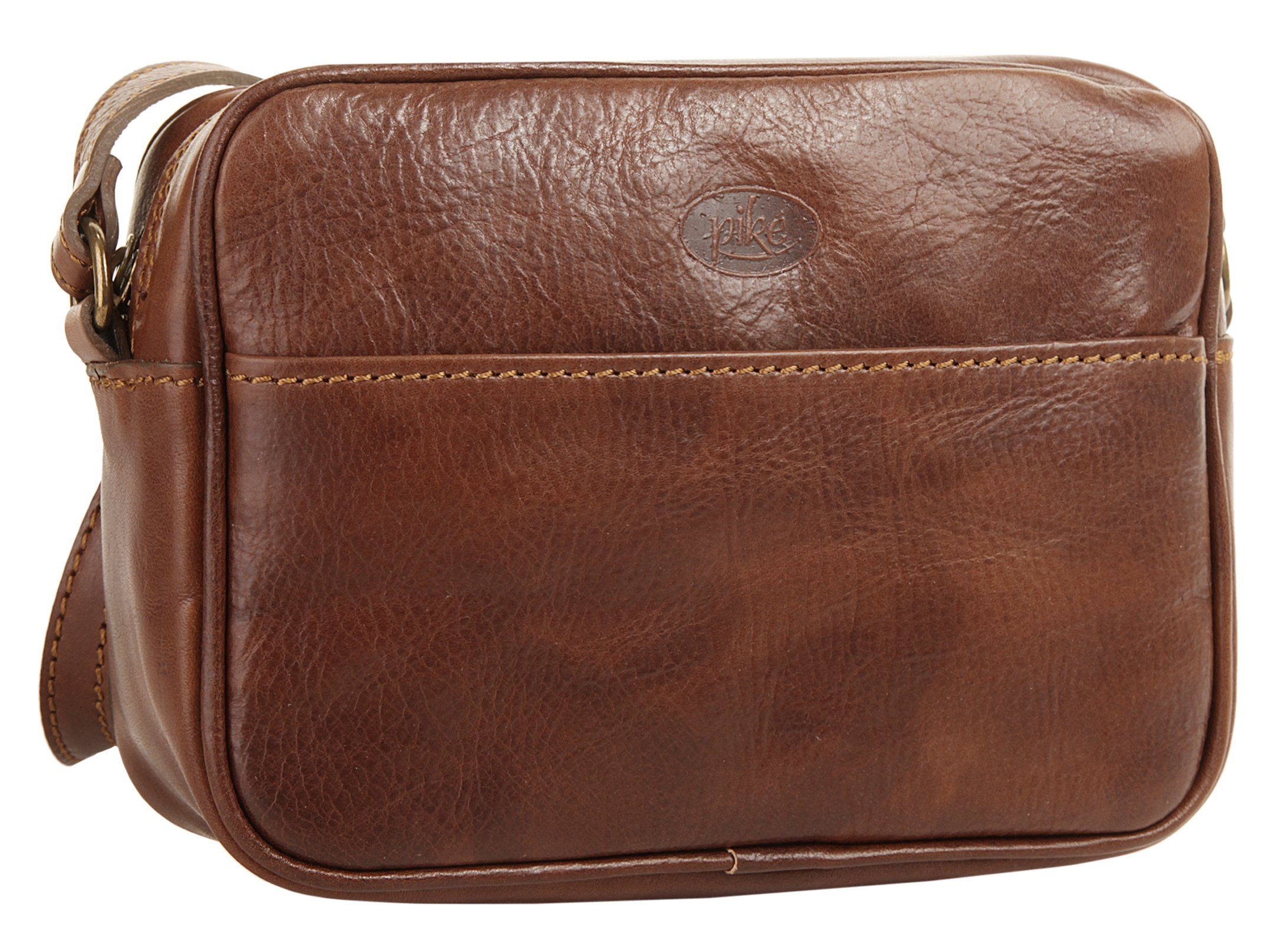 Piké Umhängetasche, echt Leder, Made in Italy