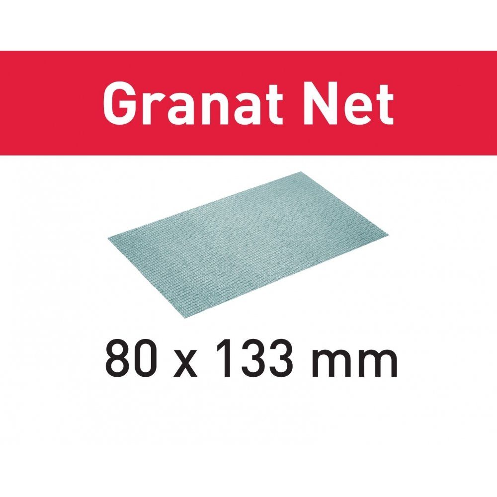 NET/50 Netzschleifmittel FESTOOL Schleifpapier P220 80x133 Net GR Granat (203290) STF