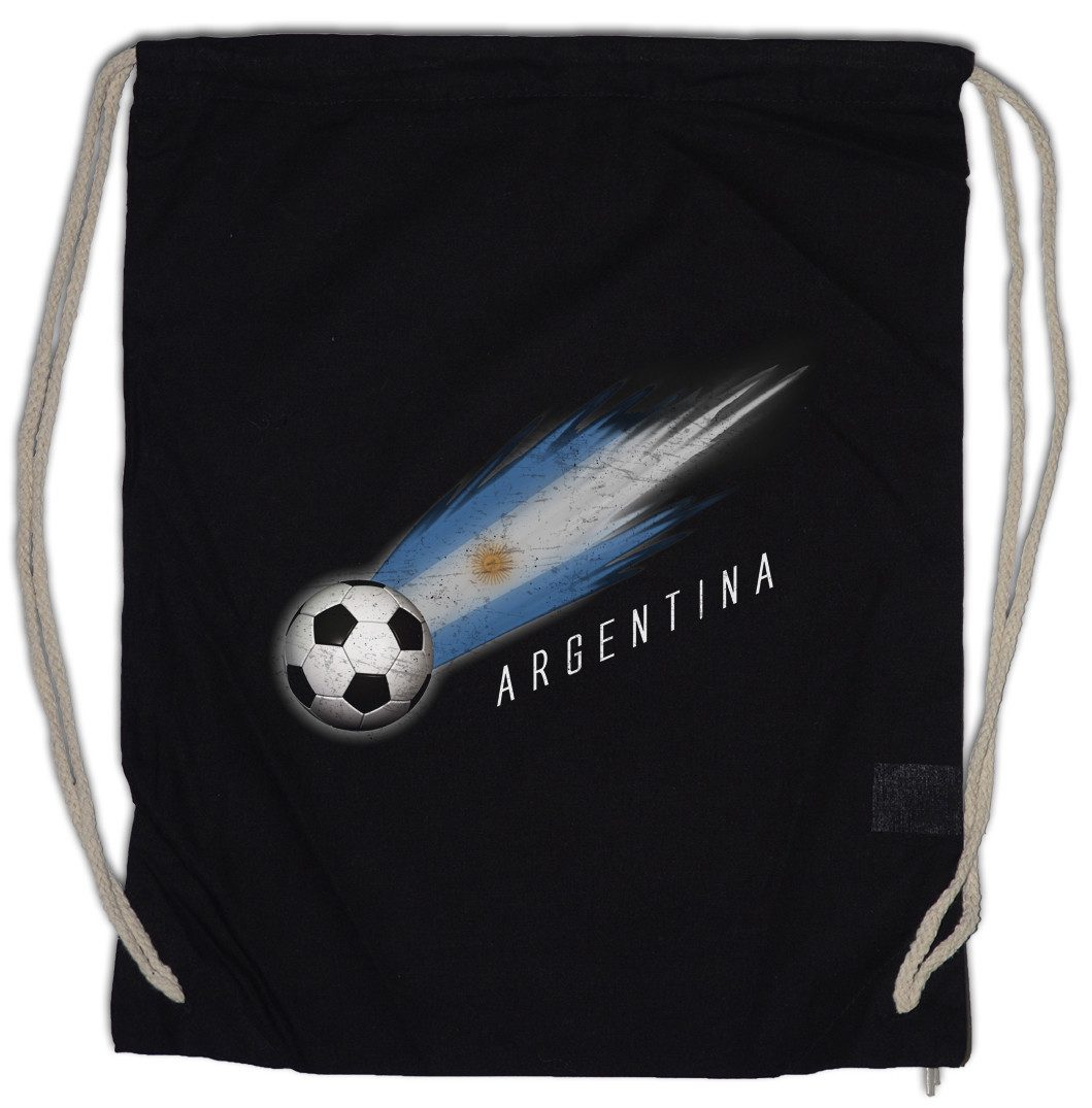 Urban Backwoods Turnbeutel Argentina Football Comet I Turnbeutel Argentinien Argentinisch (1-tlg), Argentinische Argentinian Fußball Fahne