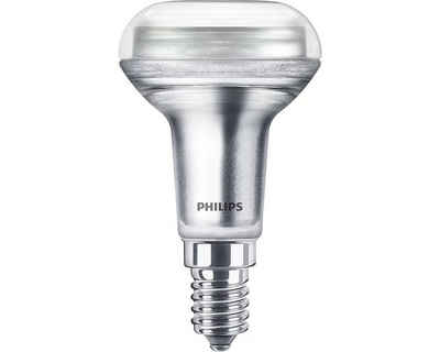 Philips LED-Leuchtmittel Philips LED E14 R50 2,8W = 40W Pilzform 36° Refektor 210lm Warm 2700K, E14, Warmweiß, Reflektor