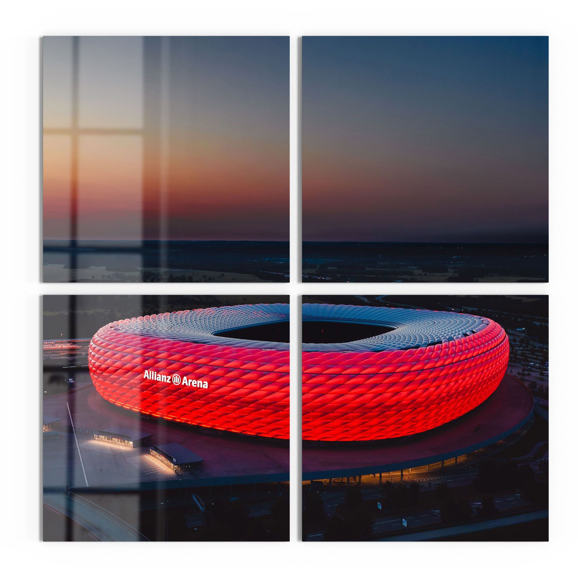 DEQORI Glasbild 'Allianz Arena, München', 'Allianz günstig online kaufen