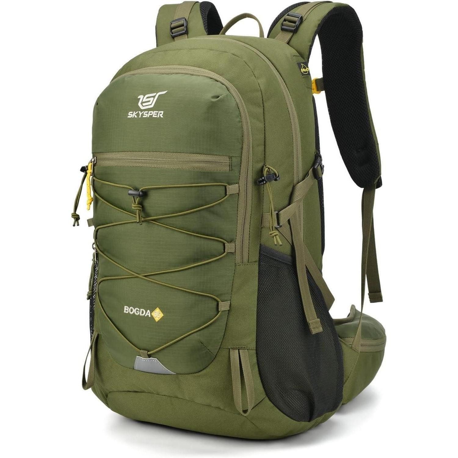 LuxusKollektion Trekkingrucksack Wanderrucksack 35L 31cm*22cm*52cm Bogda35-militärgrün
