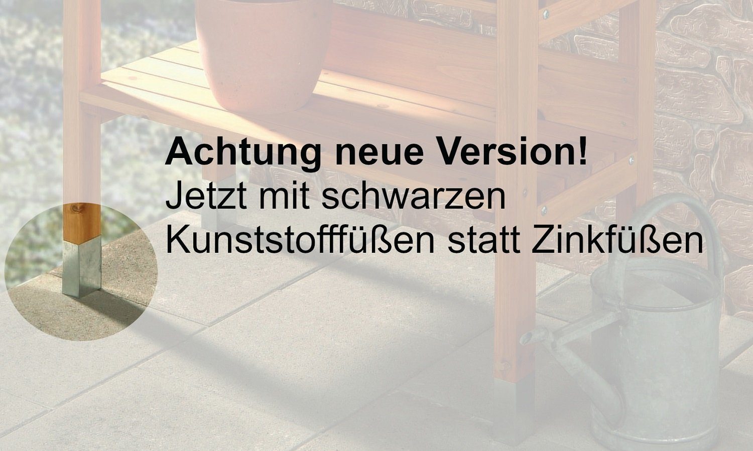 metra-direkt Pflanztisch Pflanztisch mit Zinkplatte - günstig online kaufen