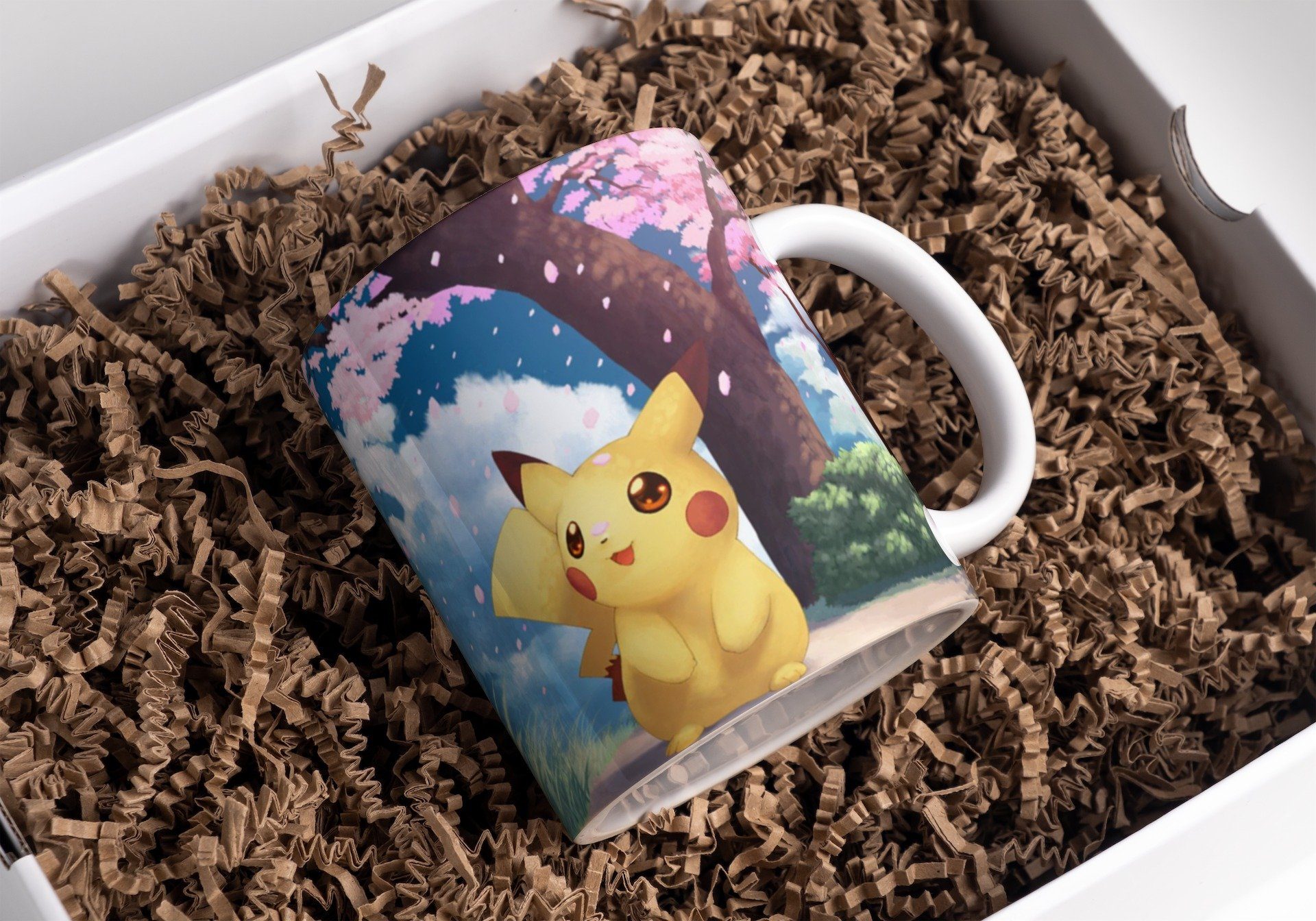 Tinisu Tasse Pokemon Tasse Pikachu Kaffeetasse für das Büro 325ml Mug Cup
