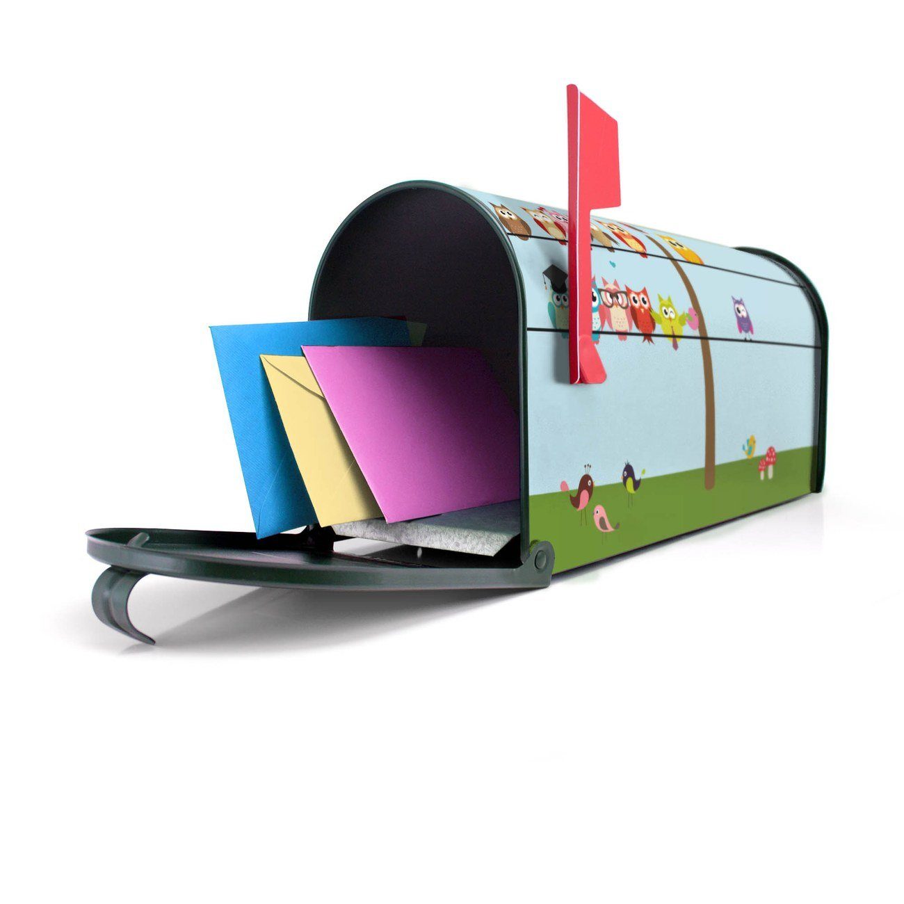 51 x Mississippi 17 banjado Wären Briefkasten, Wir Briefkasten Da USA), x original Amerikanischer Mailbox (Amerikanischer aus 22 grün cm