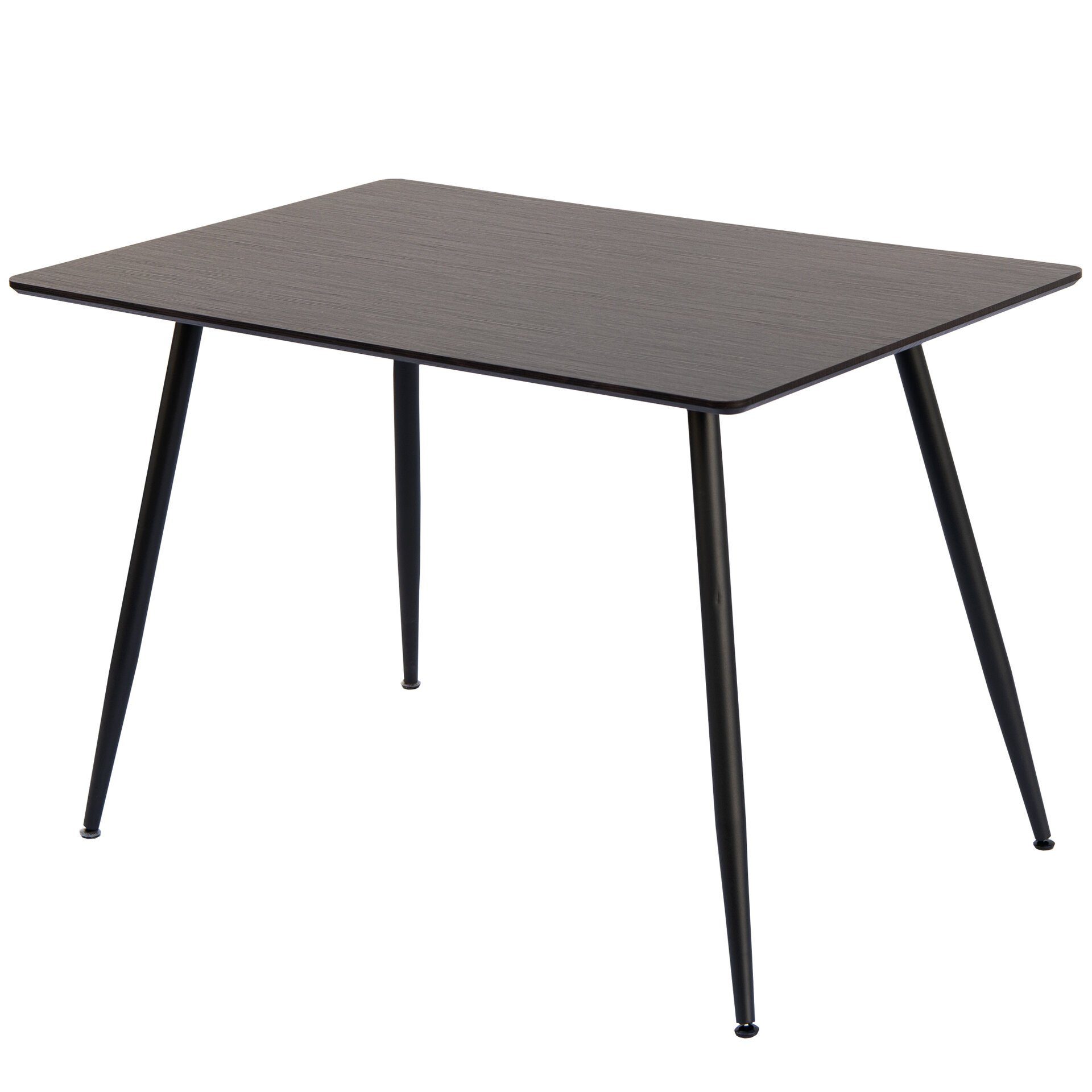 Danelia, Metallrahmeт Esstisch Tisch Esstisch Dunkelbraun TRISENS Esszimmertisch 115x75 MDF Küchentisch