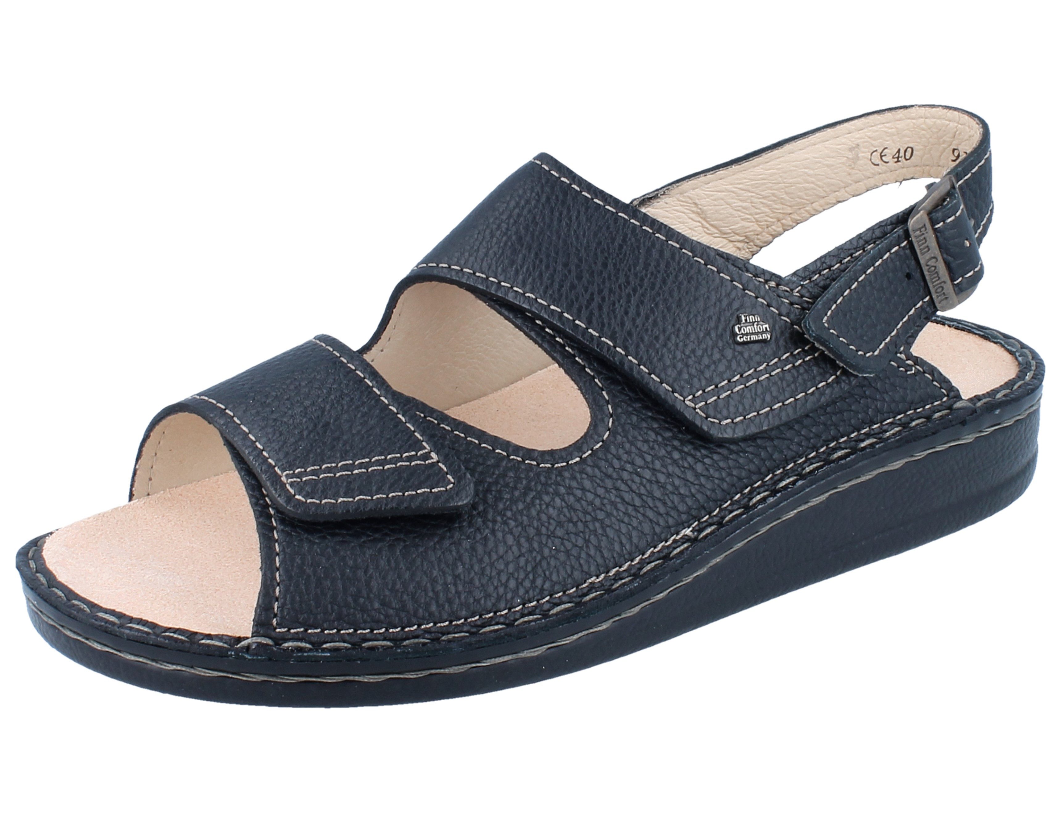 FINN COMFORT Rialto Herren Sandale schwarz Glattleder - Größe: 47 Sandale