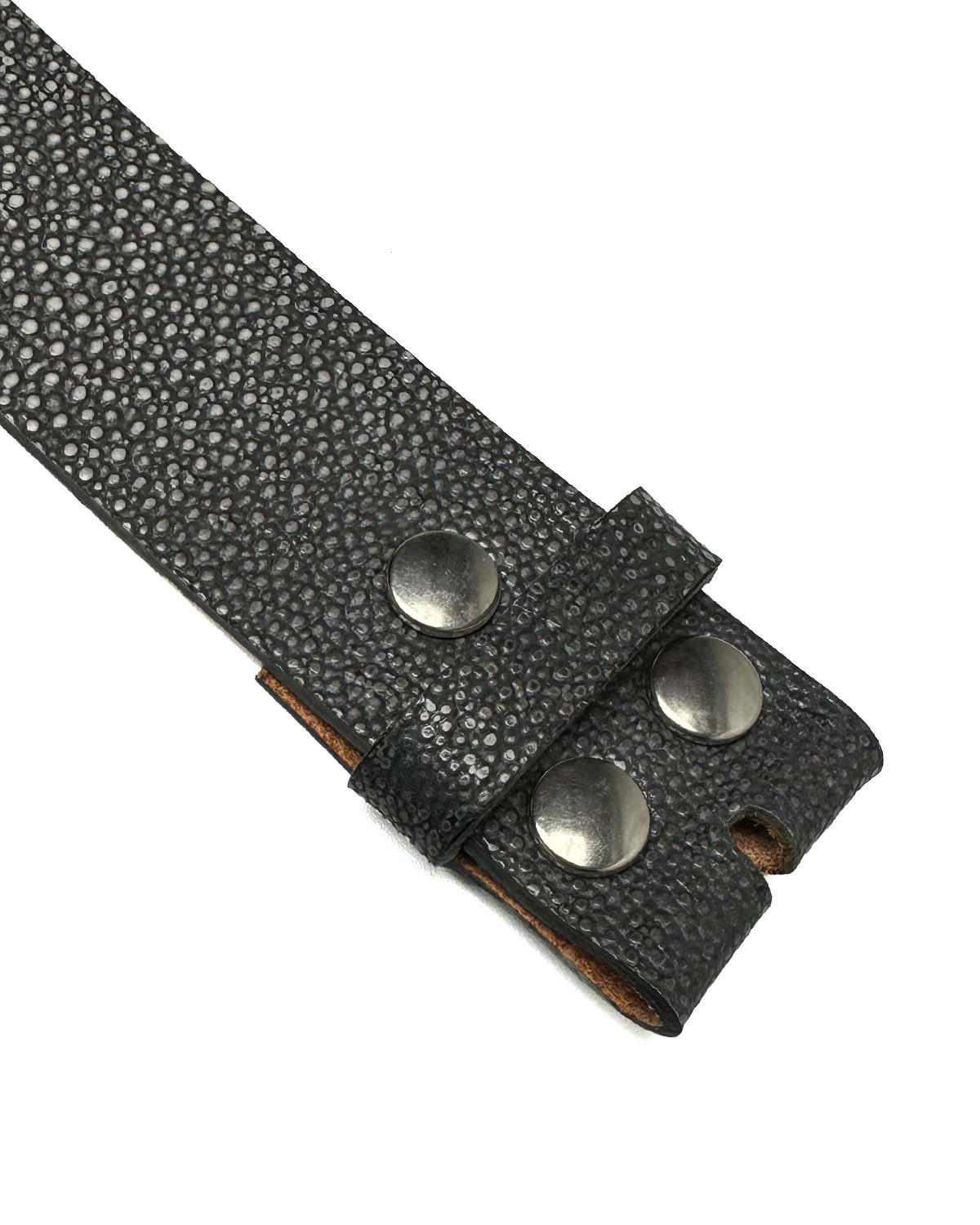 Bag & Belt Gürtelriemen Wechselgürtel-Streifen für Dorn-& Koppelschließen 4 cm perforiert