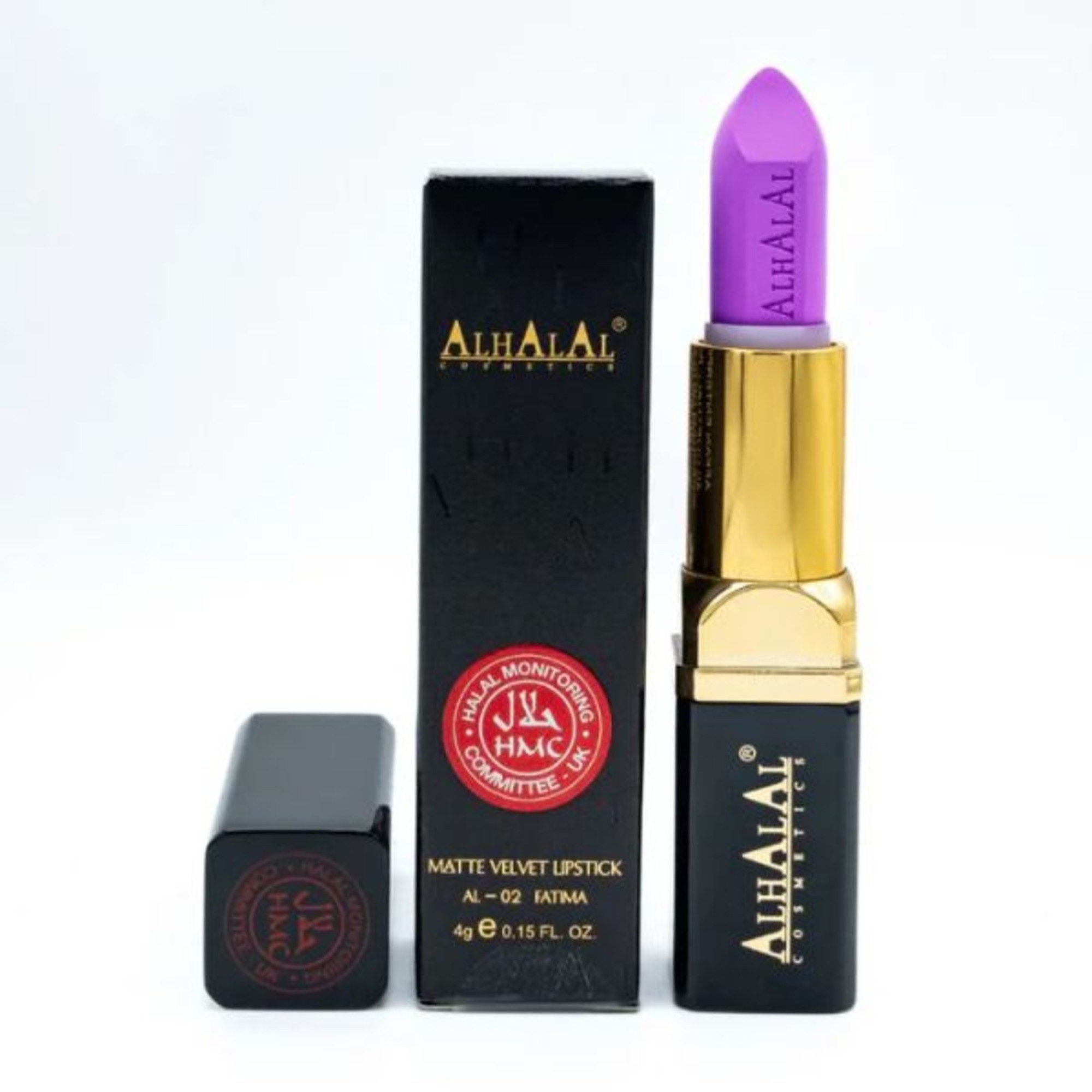 Alhalal Cosmetics Ltd. Lippenstift AL-02 FATIMA Halal Mauve Lippenstift, Matt, vegan, alkoholfrei & HMC-zertifiziert