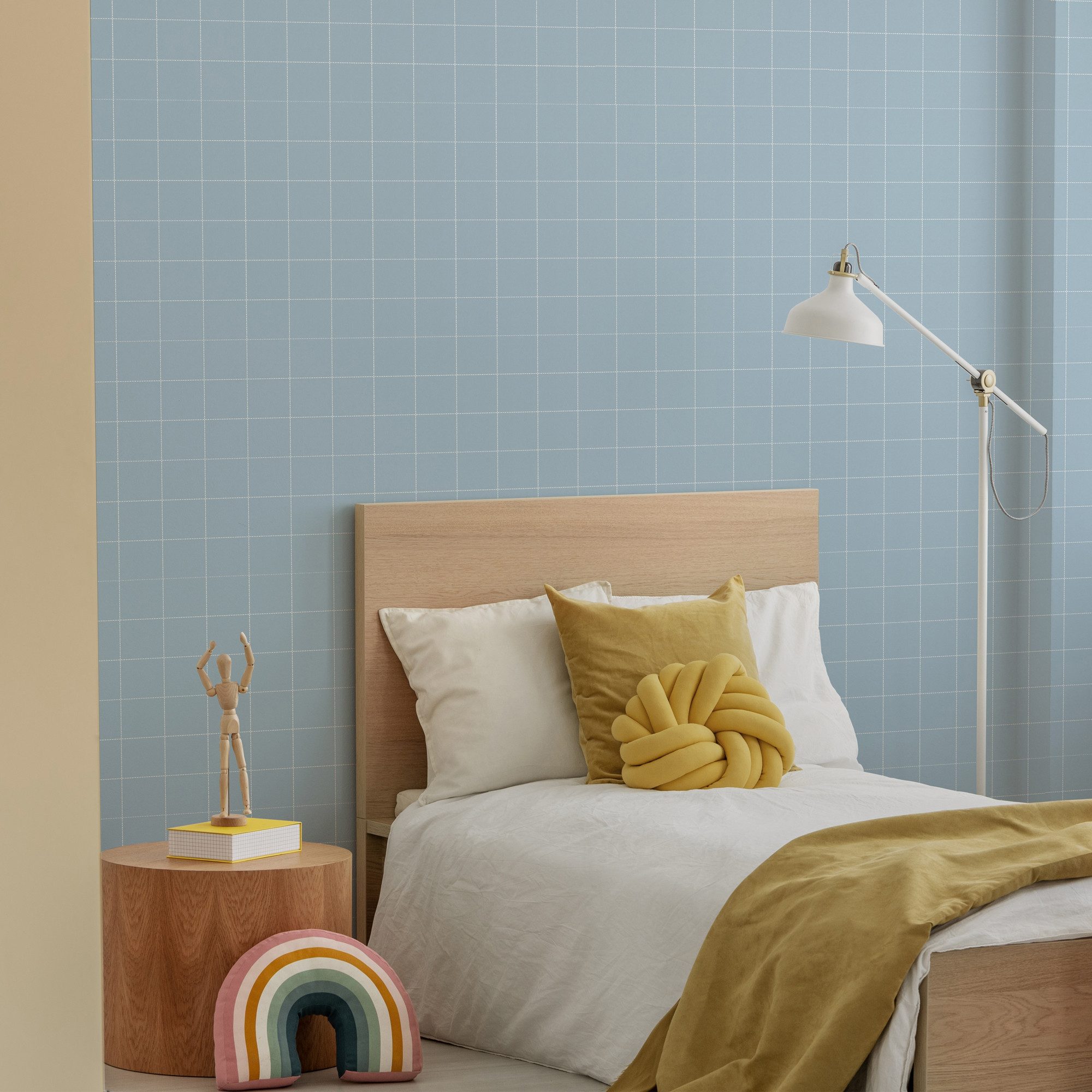Superfresco Easy Vliestapete Kariert, glatt, neutral, (1 St), 10mx52cm (ca. 5m2)