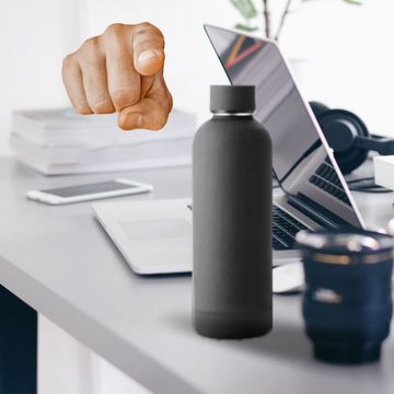 EBUY Isolierflasche Isolierte schmalhalsige Sportwasserflasche aus Edelstahl