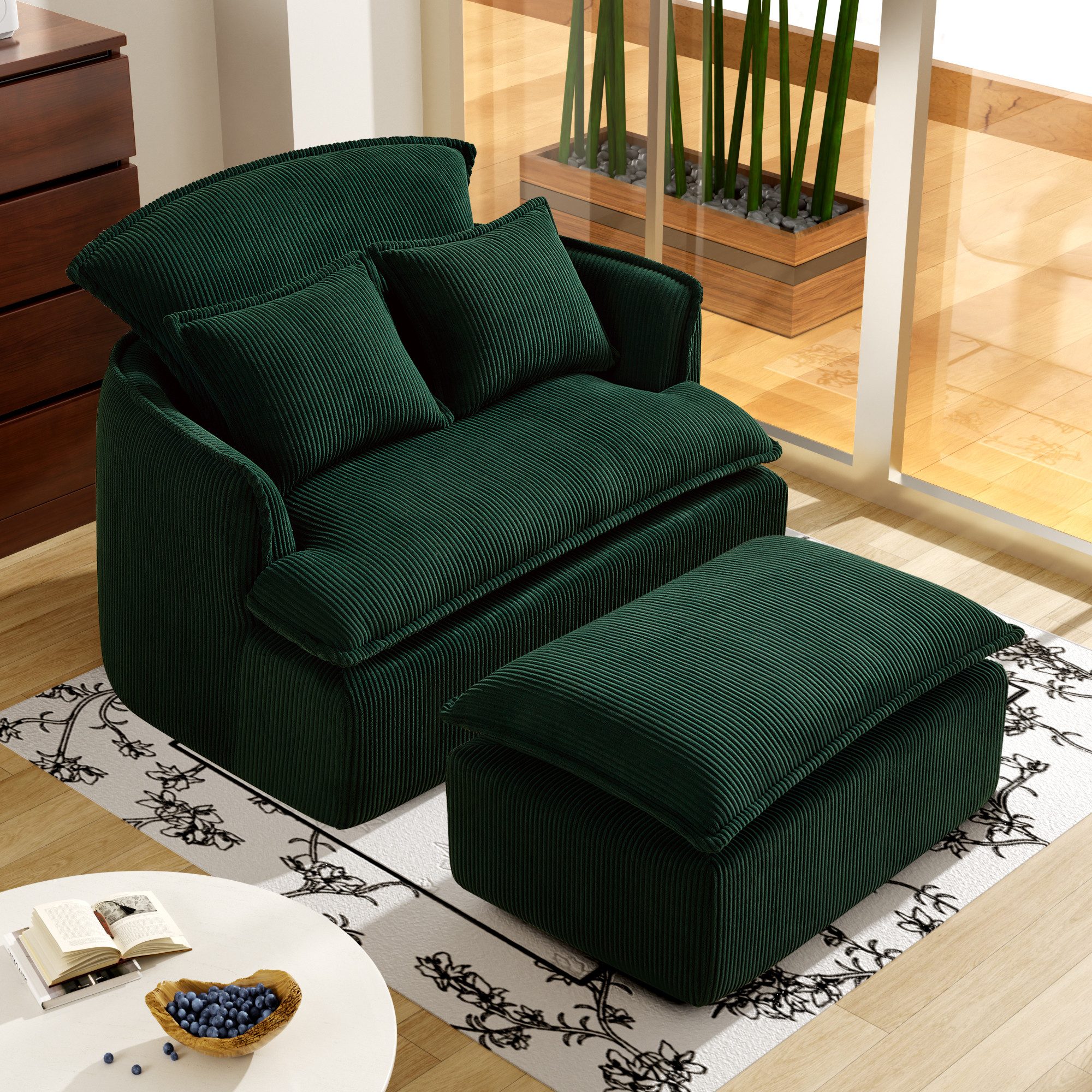 HAUSS SPOLE Sitzsack Relaxsessel mit Hocker, günstig online kaufen