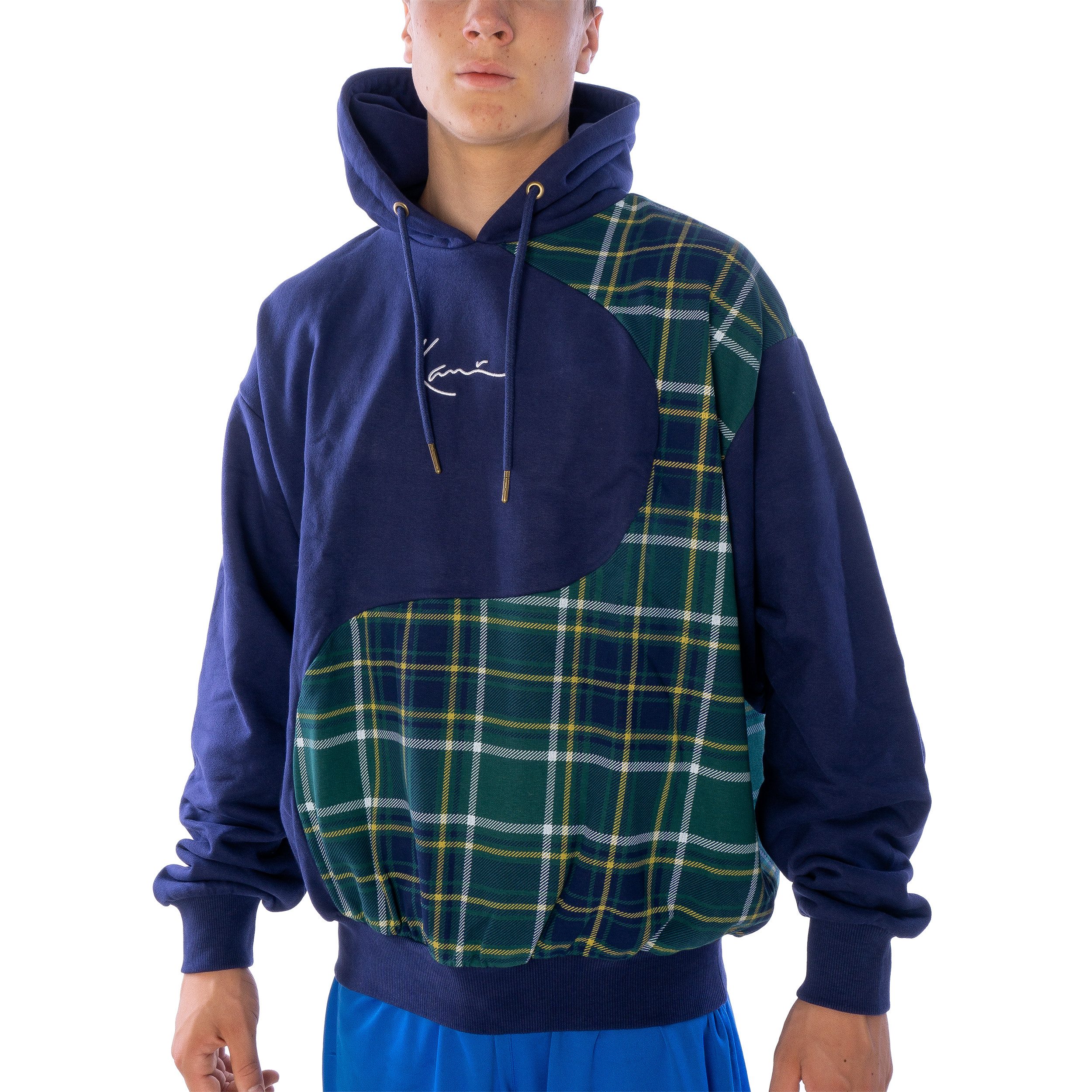 Karl Kani Hoodie Hoodie Karl Kani Wavy Block Os, G S (1-tlg)