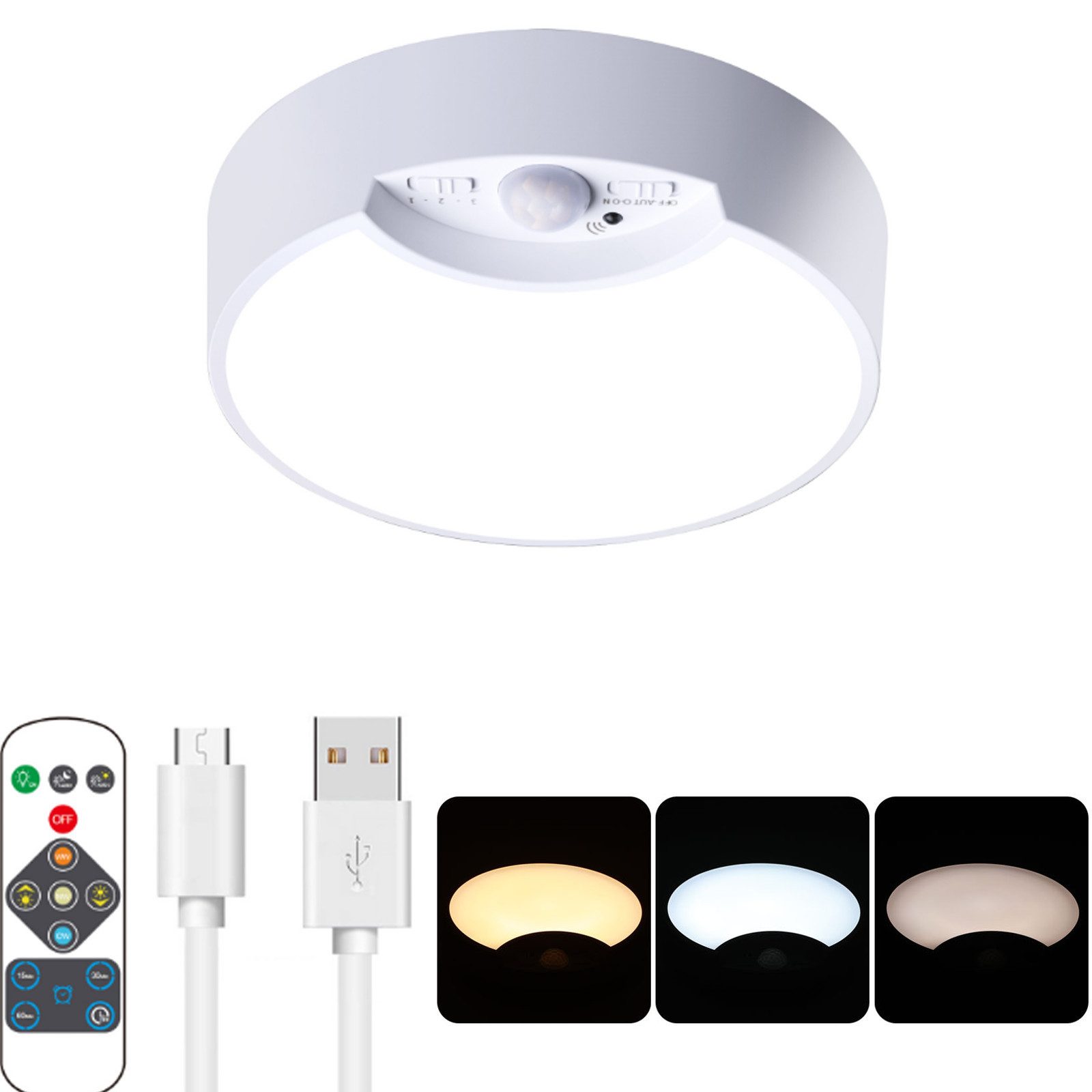 BlingBin LED Deckenleuchte Batteriebetriebene Deckenleuchte mit günstig online kaufen