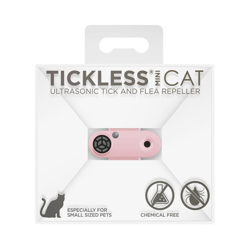 Tickless Insektenvernichter MINI Cat Ultraschallgerät - Rosa