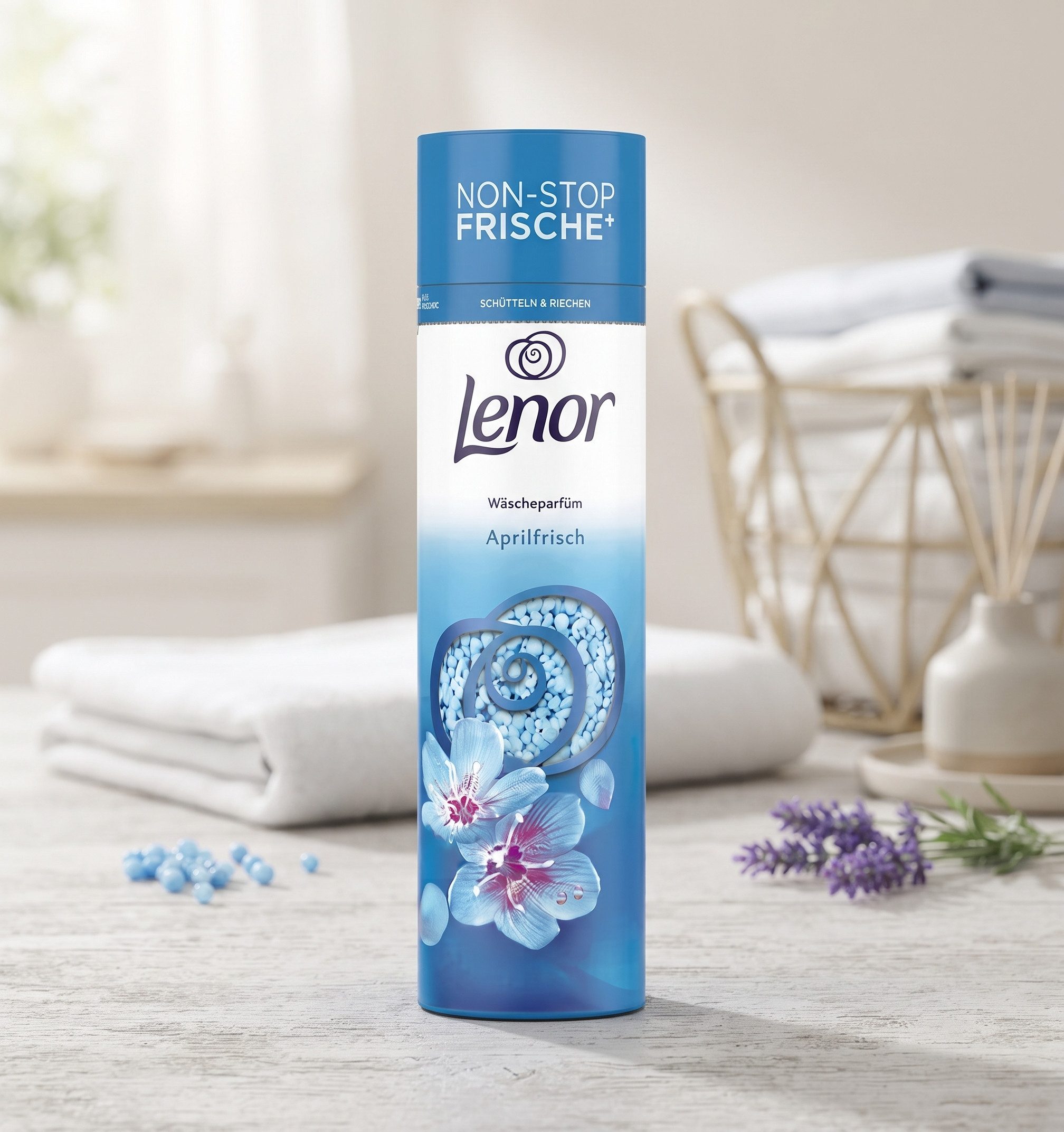 LENOR Wäscheparfüm Lenor Wäscheparfüm Aprilfrisch, 12 Wochen Frische – 275 g - Dose