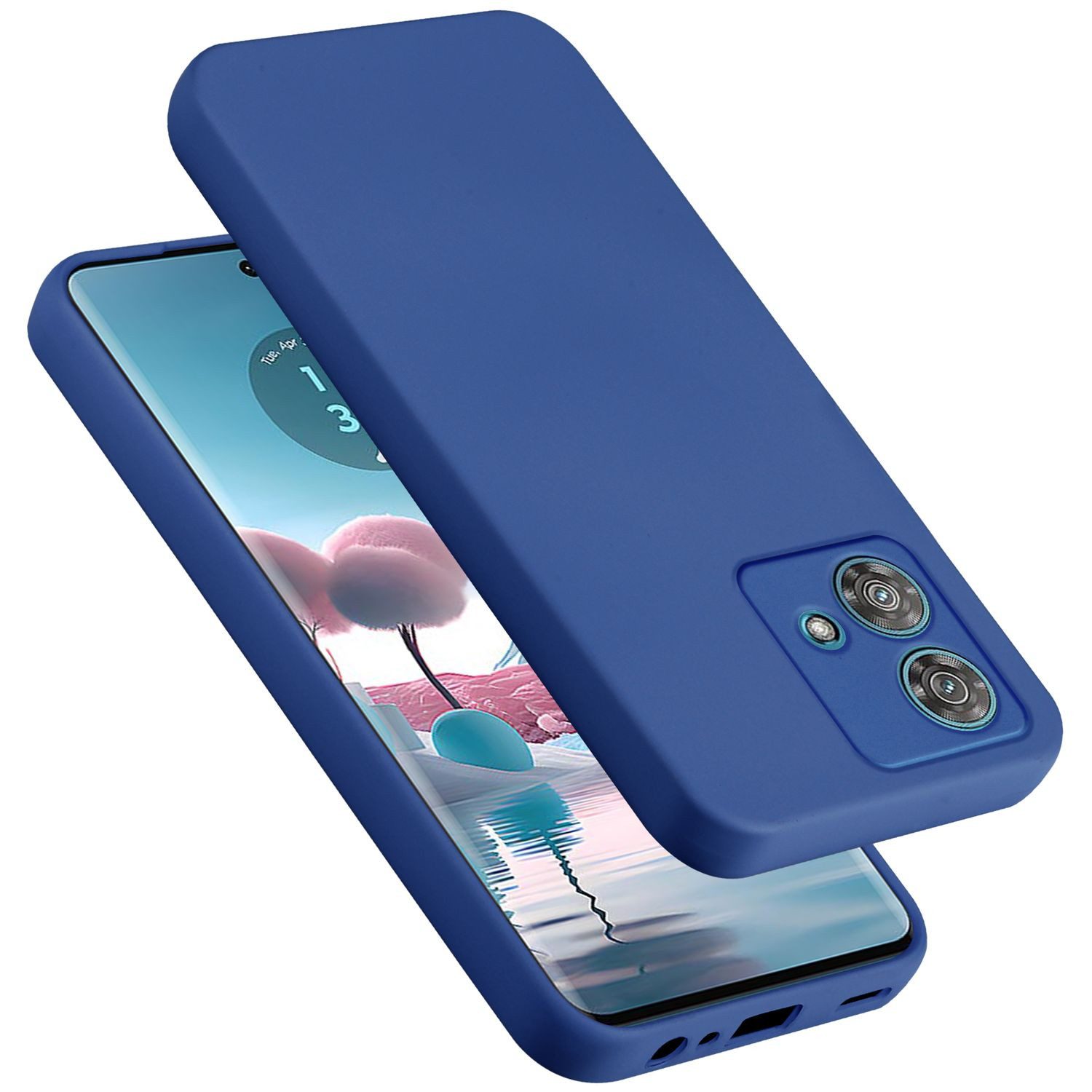 Cadorabo Handyhülle für Samsung Galaxy ON6 Hülle Motorola Edge 40 Neo, Flexible Hülle TPU Silikon Schutzhülle Back Cover Case