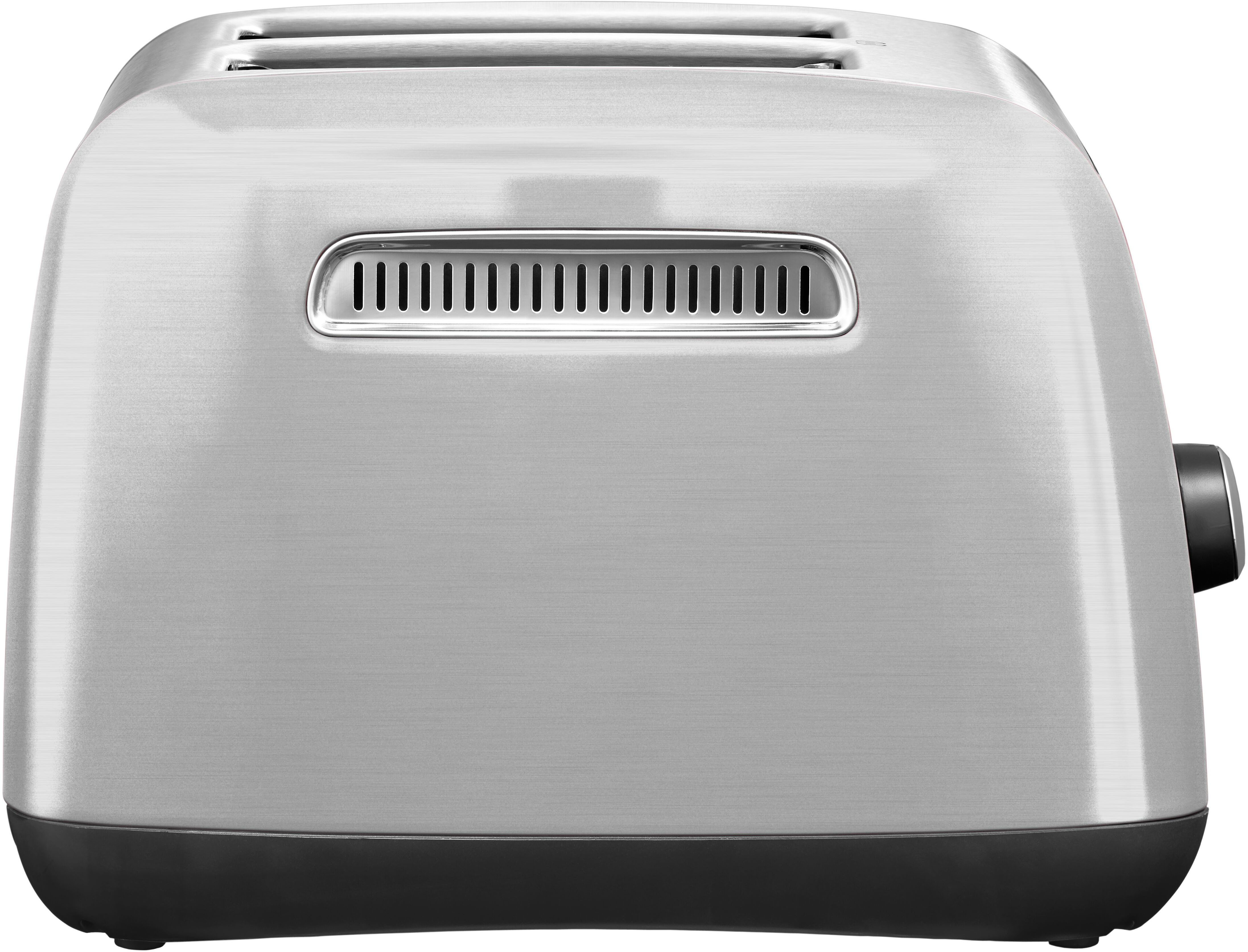 KitchenAid Toaster 5KMT221ESX Edelstahl, 2 kurze Schlitze, für 2 Scheiben, 1100 W