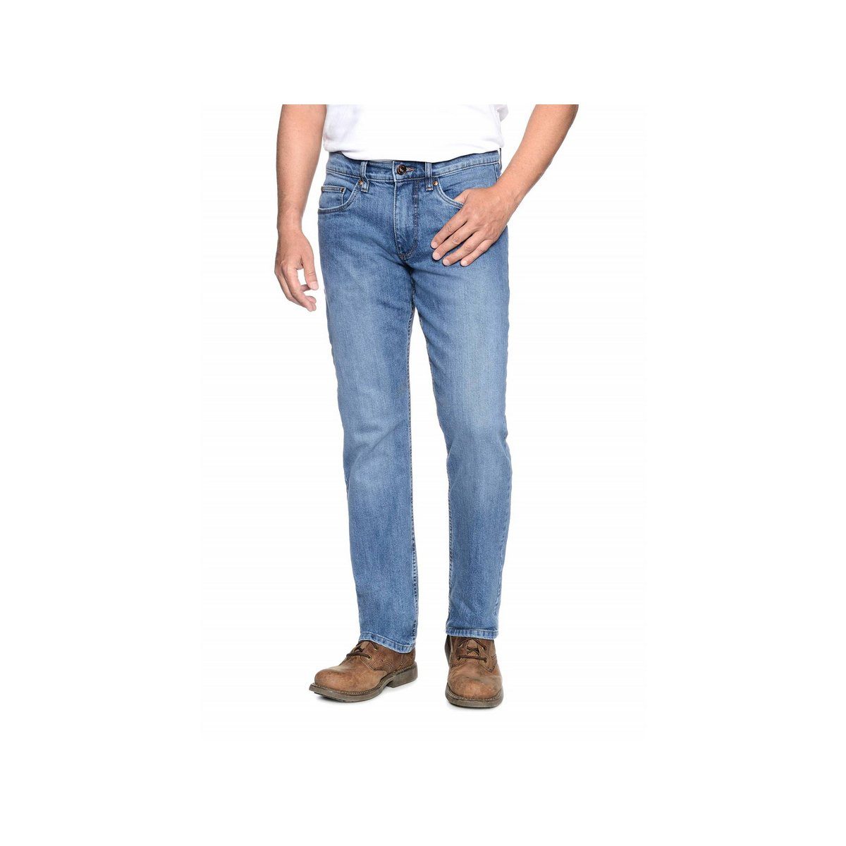 Stooker Men 5-Pocket-Jeans uni (1-tlg)