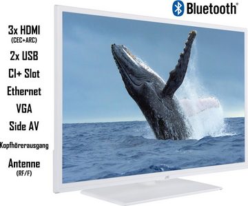 JVC LT-32VH5155W LED-Fernseher (80 cm/32 Zoll, HD-ready, Smart TV, HDR, Triple-Tuner, 6 Monate HD+ inklusive)