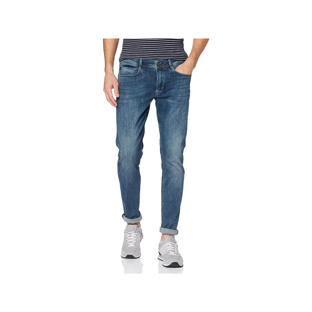 Garcia 5-Pocket-Jeans dunkel-blau (1-tlg)
