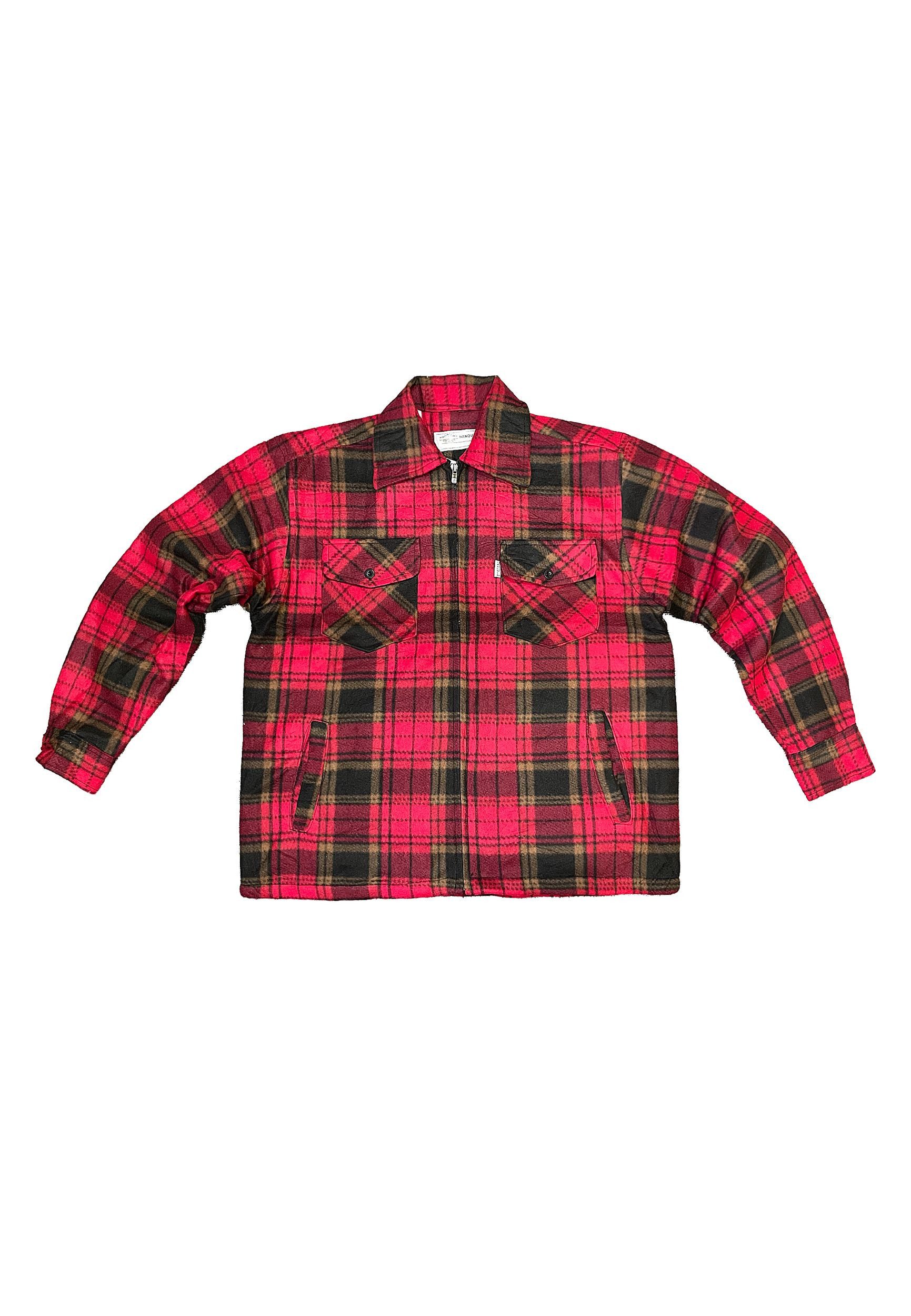 Egomaxx Blouson Thermohemd Holzfäller Gefütterte Kariert Flanell (1-St)
