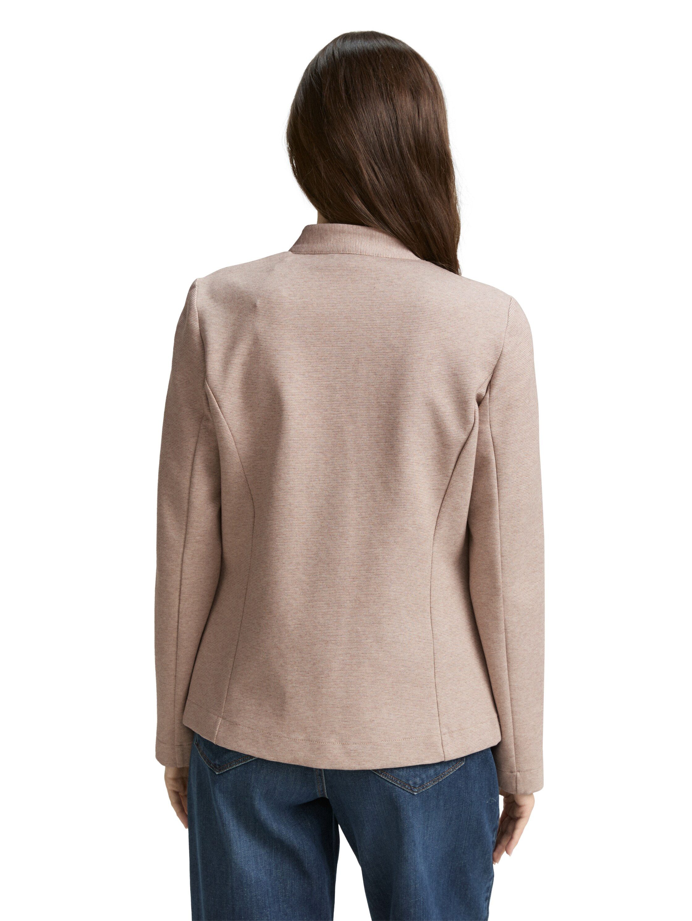 TOM TAILOR Sweatblazer Ottoman mit aufgesetzten günstig online kaufen