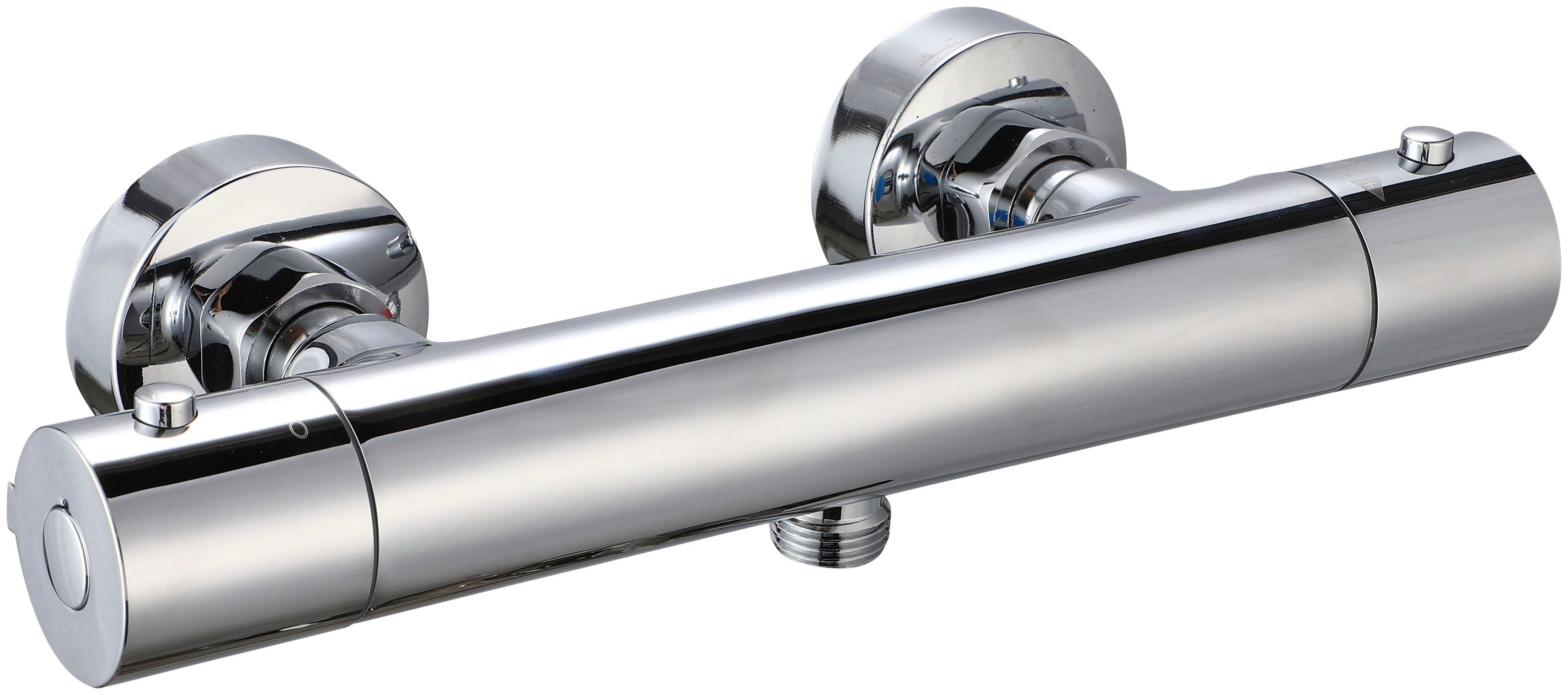 Marwell Duscharmatur Thermostat für Duschen, verchromt