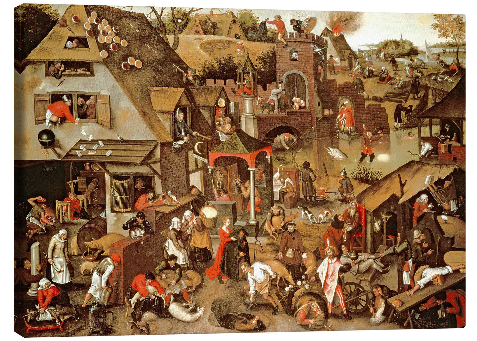 Leinwandbild Pieter Brueghel d.J.