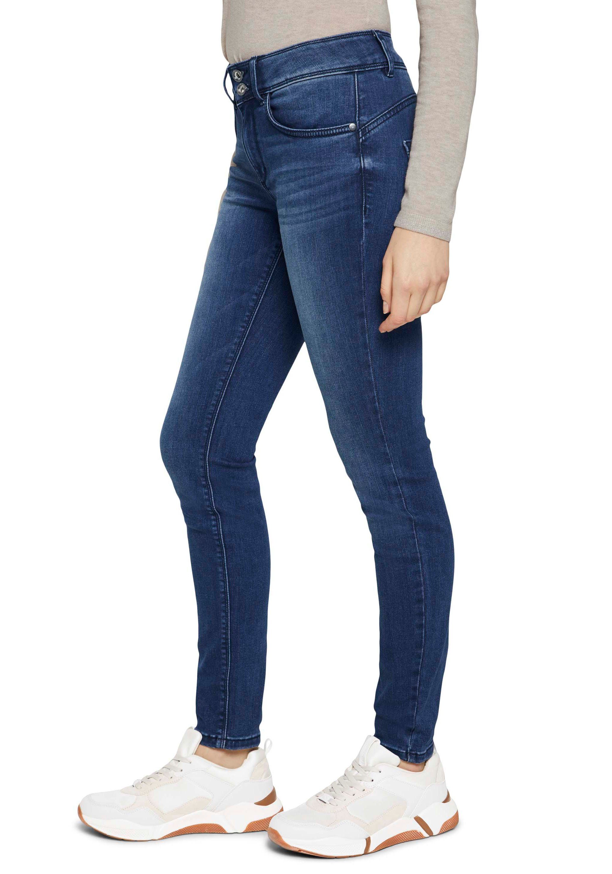 TOM TAILOR Skinny-fit-Jeans Alexa Skinny mit Doppelknopf-Verschluss