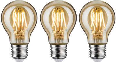 Paulmann »3er Pack 4,7 W AGL E27 gold« LED-Leuchtmittel, E27, 3 St., Warmweiß